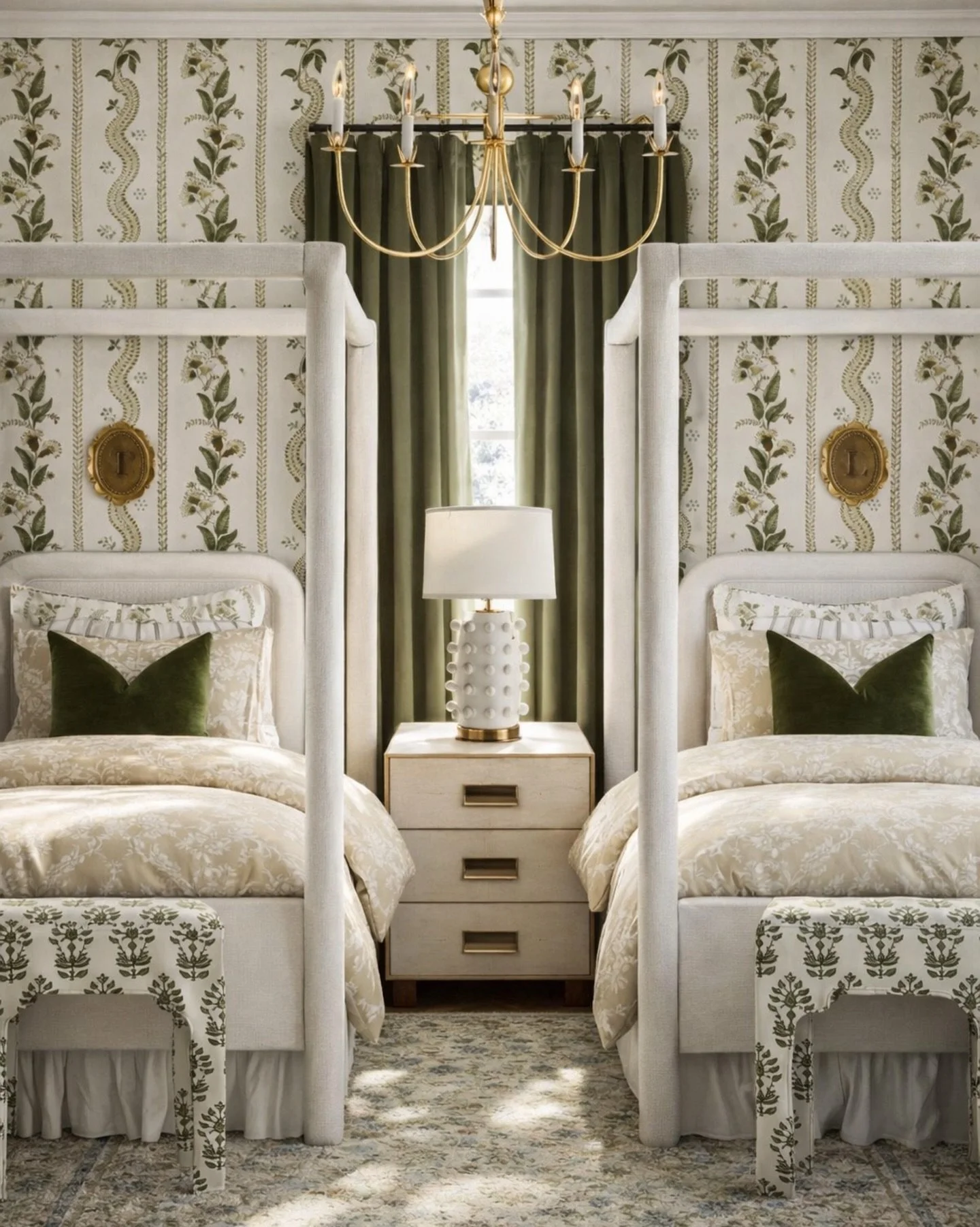 If your guest room always feels &ldquo;fine&rdquo; but never finished&hellip; this is the formula you&rsquo;re missing 👇

Symmetry is doing the heavy lifting here&mdash;but it&rsquo;s the layering that makes it feel high-end:
&bull; Matching beds = 