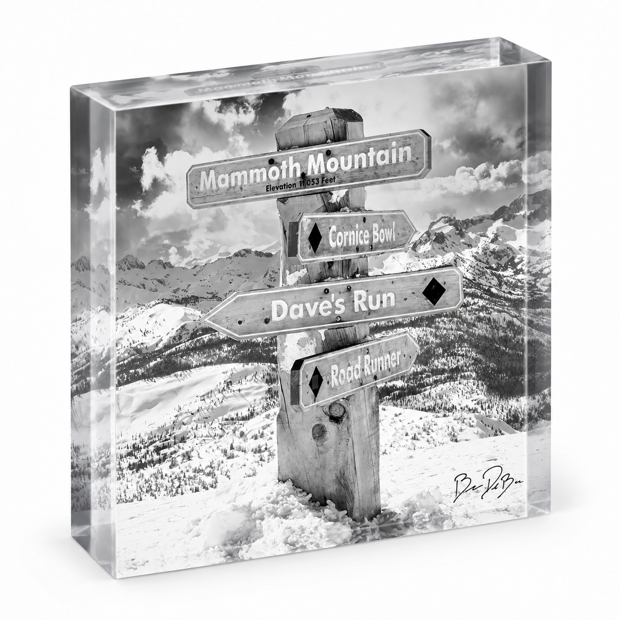 MAMMOTH SUMMIT – Acrylic Block