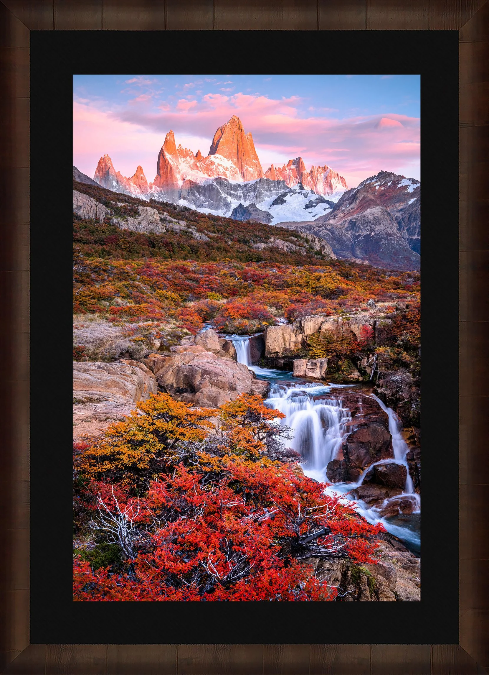 DeBock-Fitz-Roy-Sunrise-Framed-Cigar-Leaf-Blk-Liner.jpg