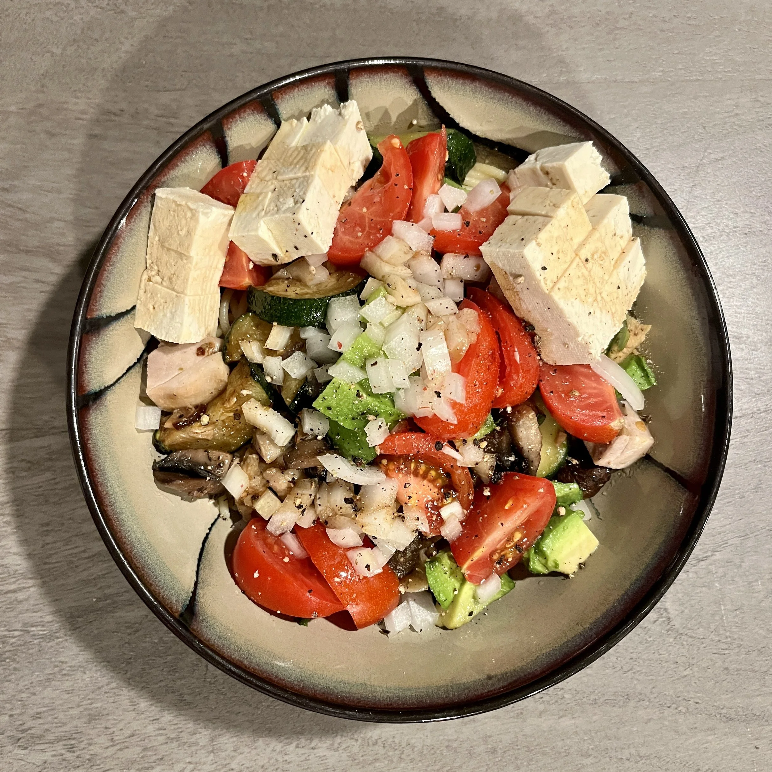 Dinner: Veggie Covered Spaghetti