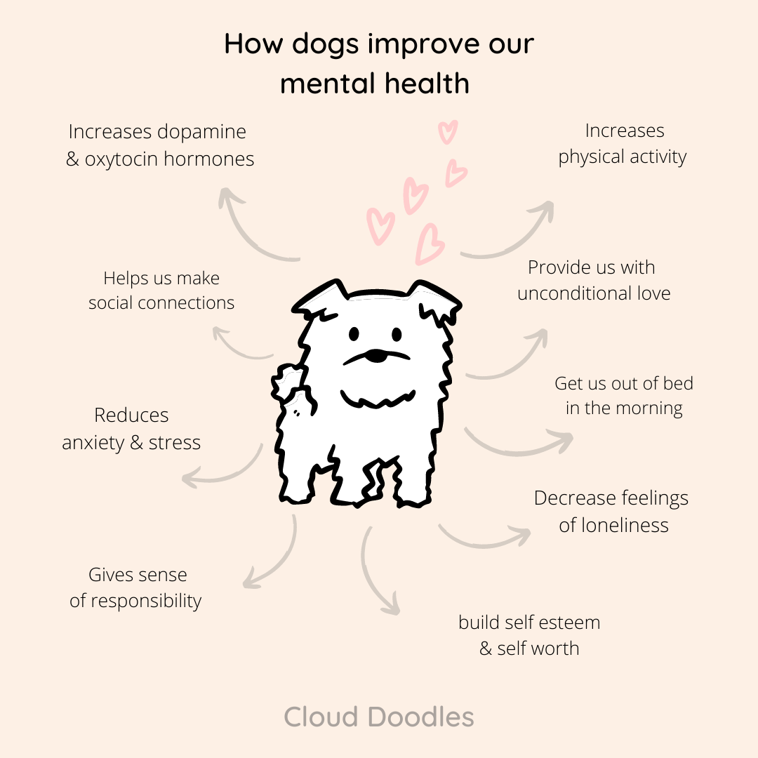 5 ways dogs improve our mental health