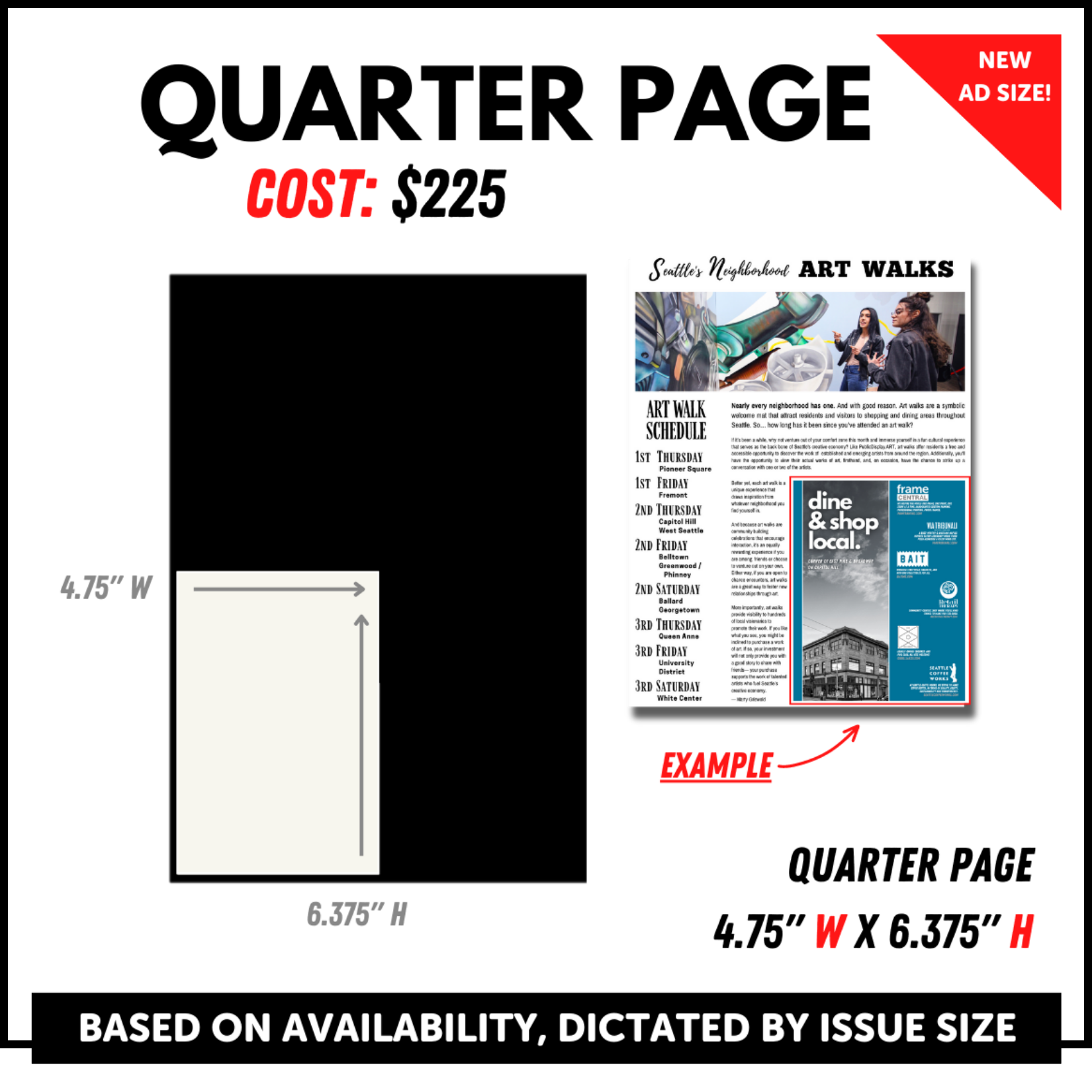 NEW! Quarter Page Ad — PublicDisplay.ART