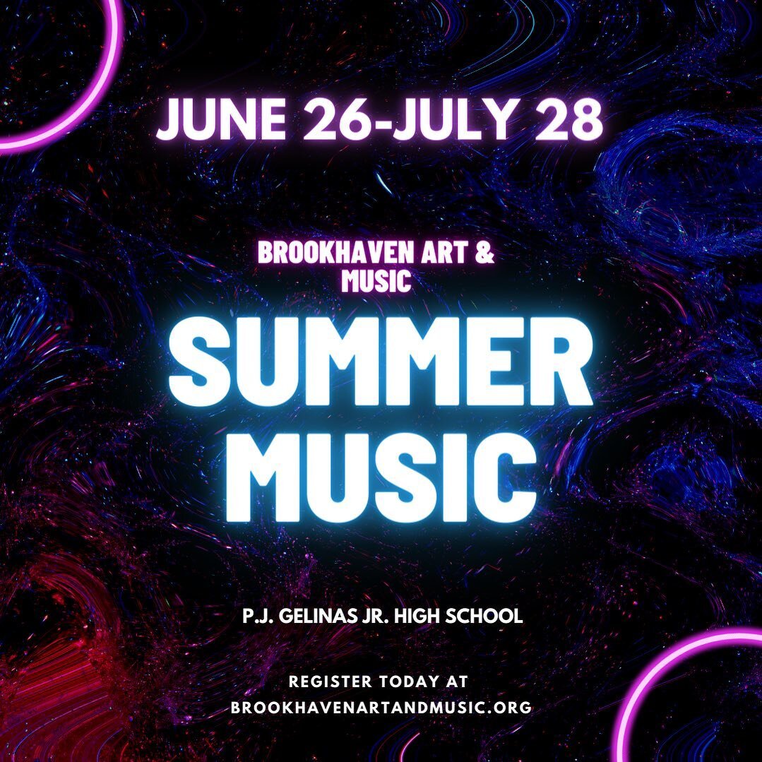 Registration for Summer Music is now open, and it will be here before you know it! Visit our website and register today!!