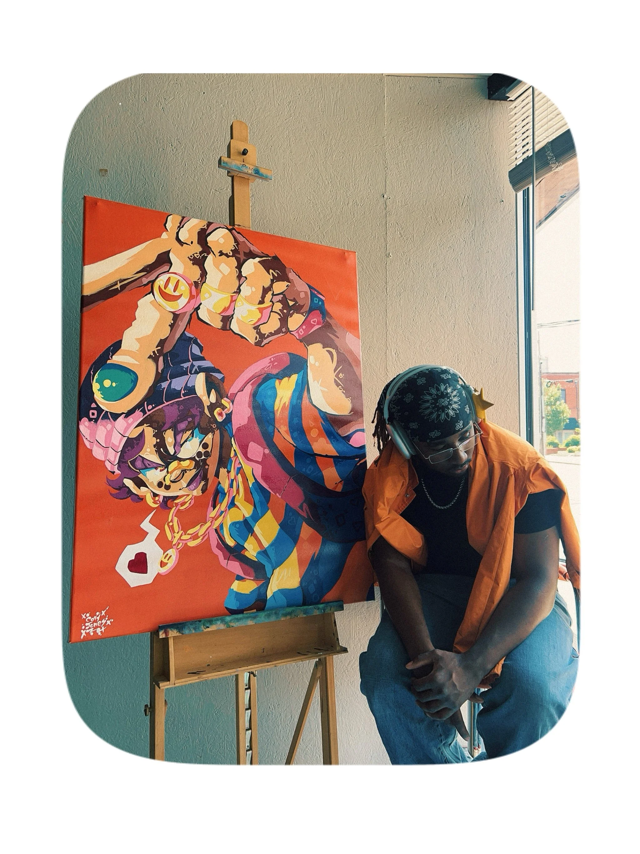 “DEUCES” original painting