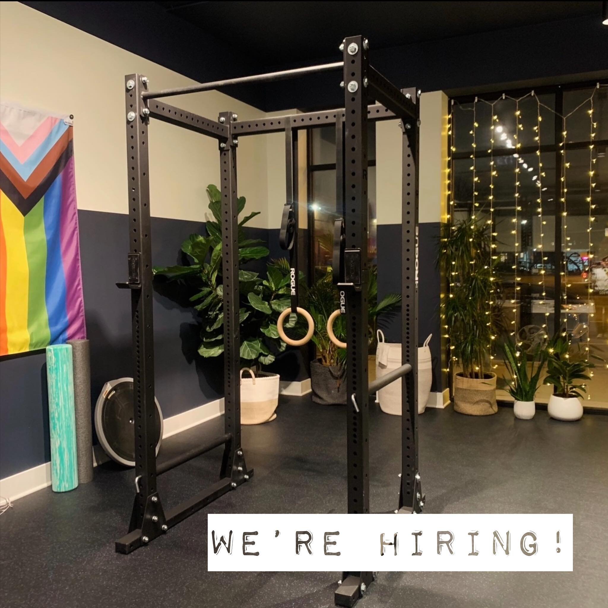 looking for a PT to join our team in Andersonville and Highland Park!
&bull;
&bull; weightlifting, CrossFit, and/or personal training experience preferred
&bull; all one-on-one appointments
&bull; competitive salary and benefits

email kate@outlierph