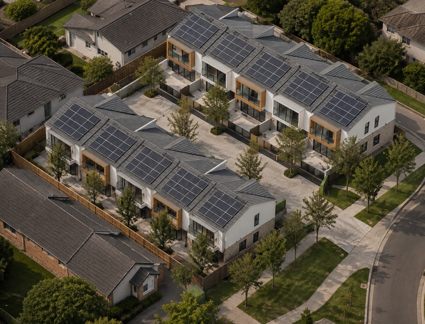 Road Widening &amp; Stormwater — 10 Multi-Dwelling Homes, Lake Macquarie