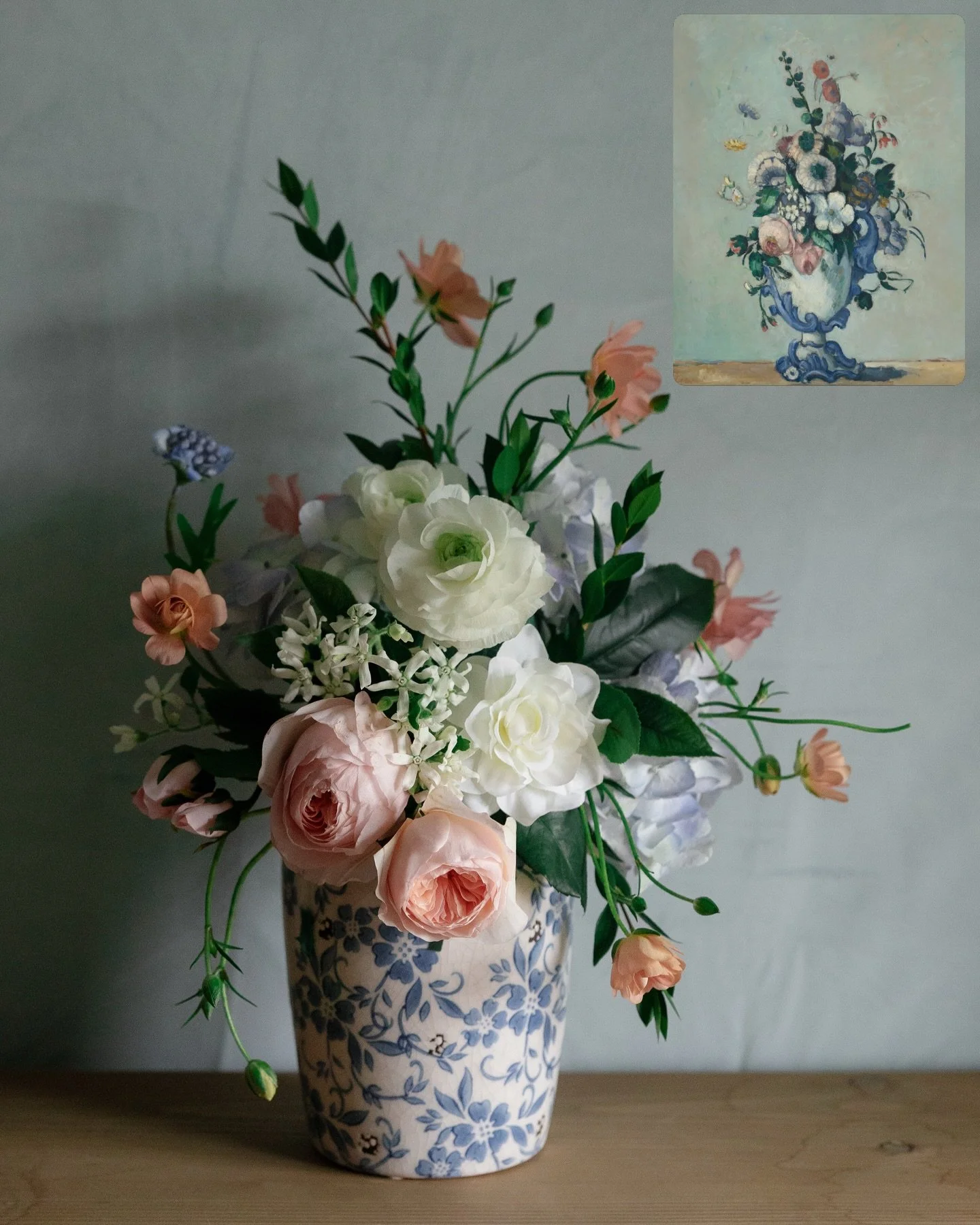Art Imitating Art, a 4th in our series ~
Flowers in a Rococo Vase, 1876 Paul Cezanne

Shot by @madi.pere 

Floral Designer Art Imitation Florist