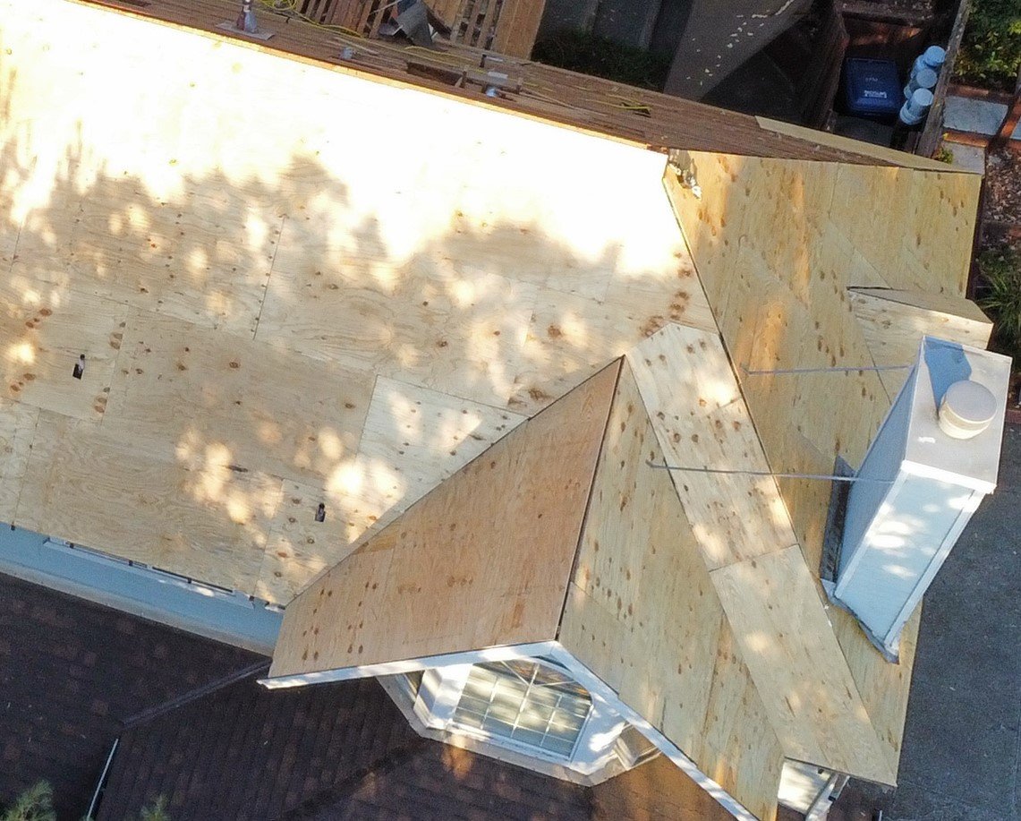 What is roof sheathing?
