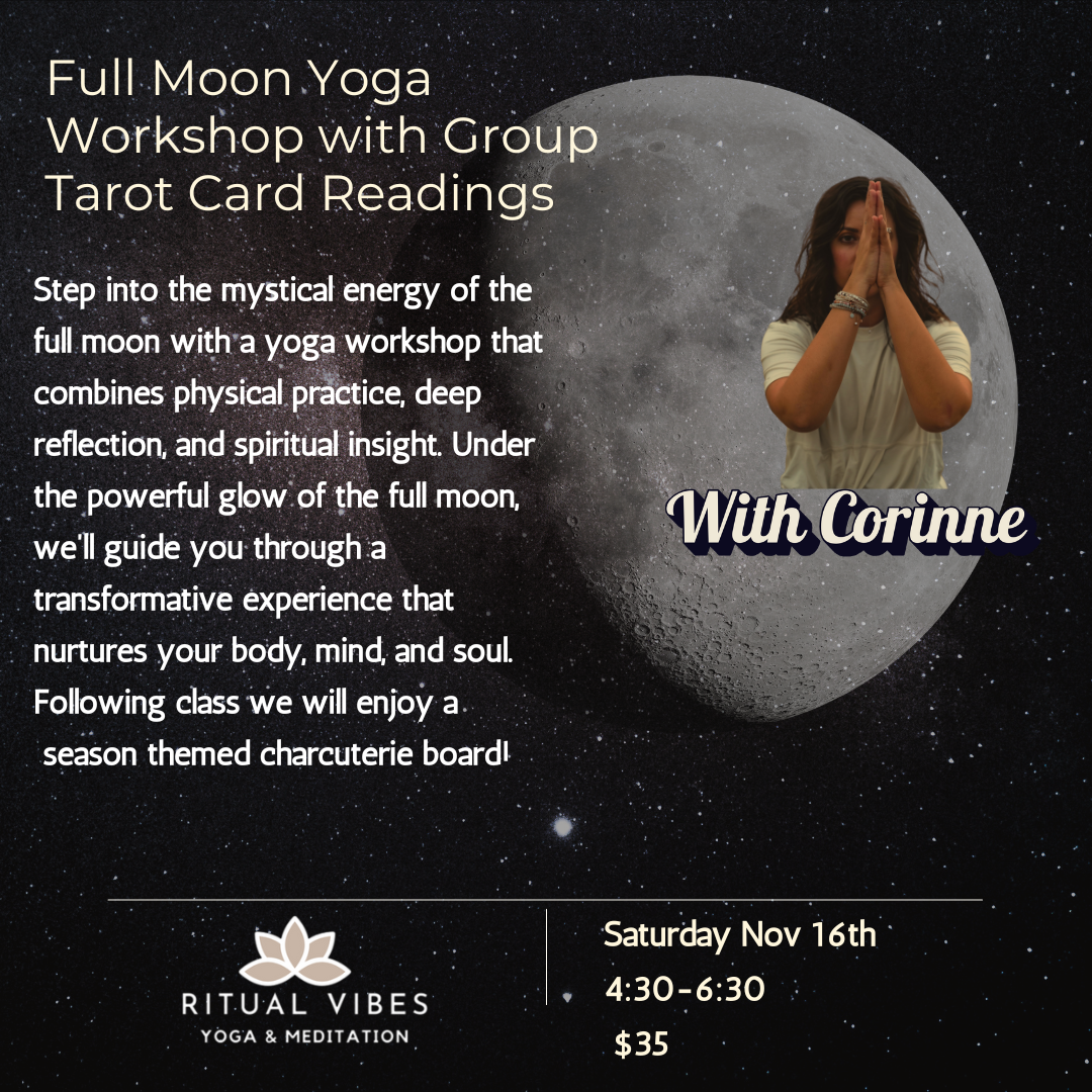 Full Moon Yoga Workshop with Group Tarot Card Readings