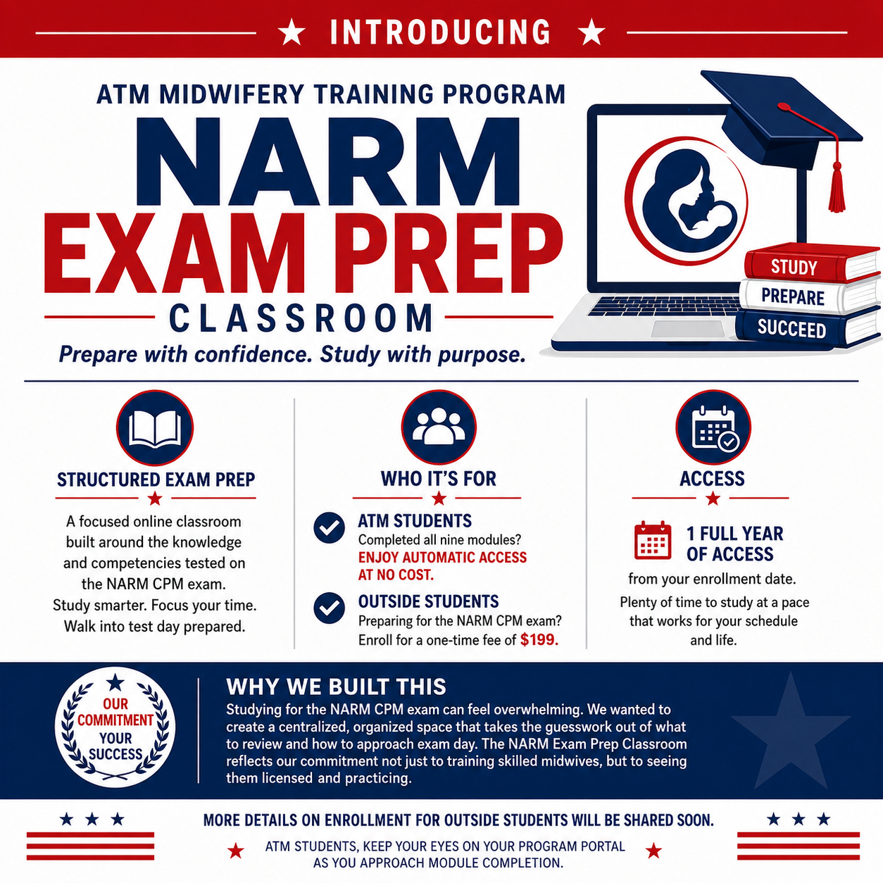 Introducing the ATMMTP NARM Exam Prep Classroom