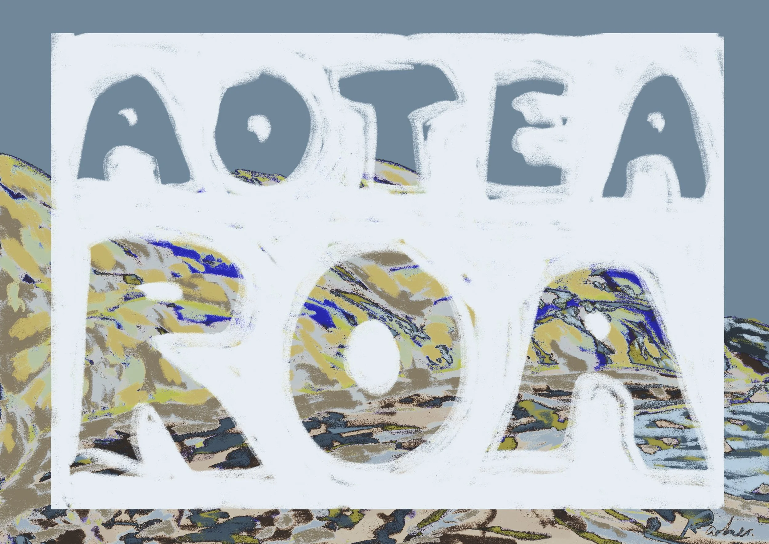 Aotearoa Postcard Print