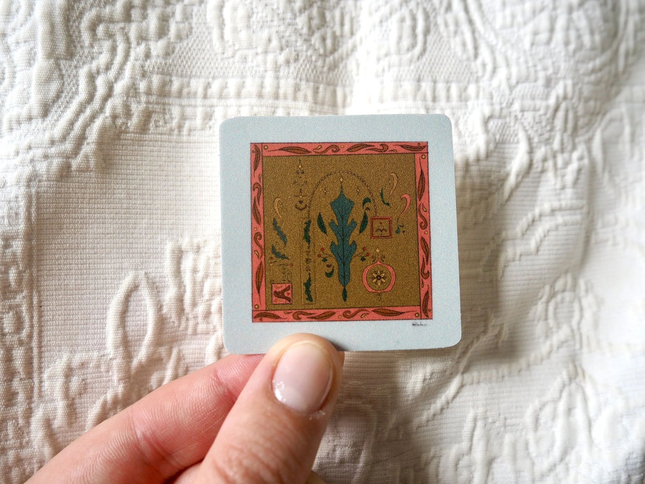 angel ornamental sticker