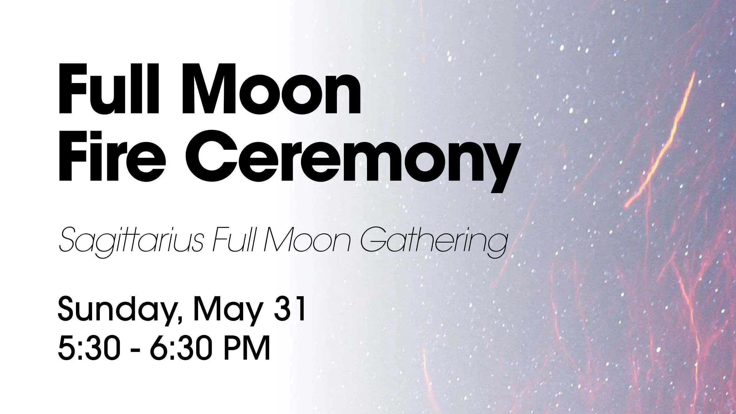 Full Moon Fire Ceremony