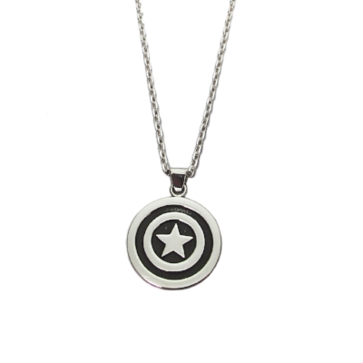 Symbelle Captain America Pendant with Adjustable Chain for Men and Women |  Stainless Steel Locket Set Price in India - Buy Symbelle Captain America  Pendant with Adjustable Chain for Men and Women |