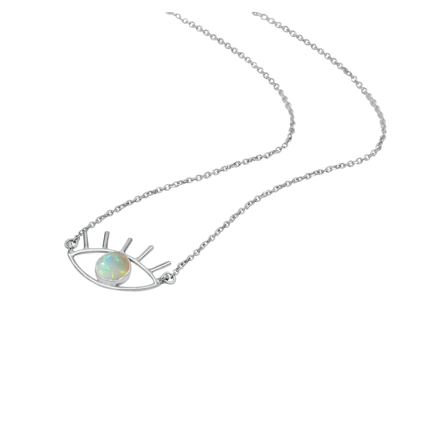 Protection Eye Necklace-Metal Sugar Jewelry