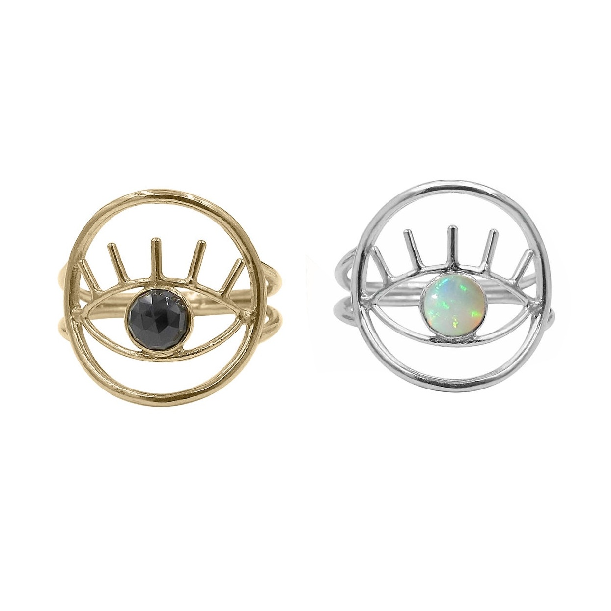 Circle of Protection Eye Ring-Metal Sugar Jewelry