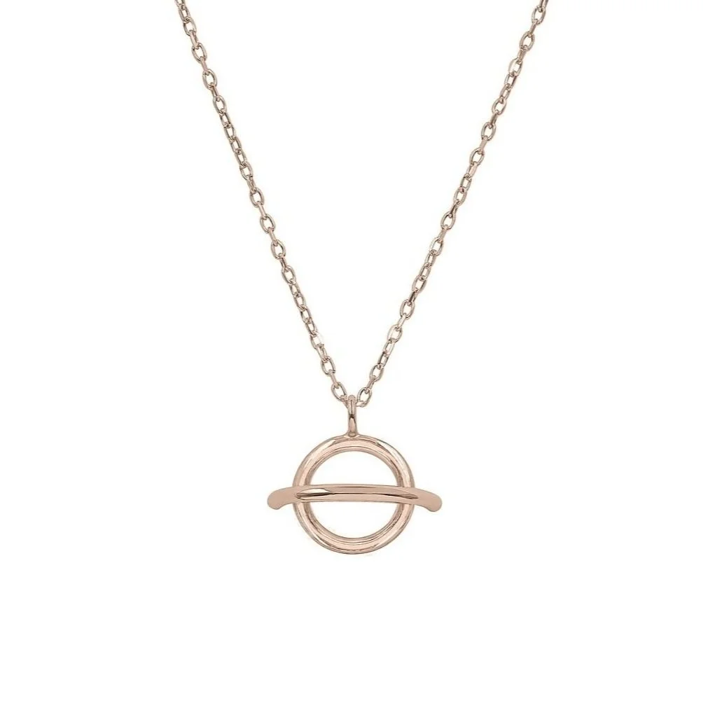 Orbit Necklace-Metal Sugar Jewelry