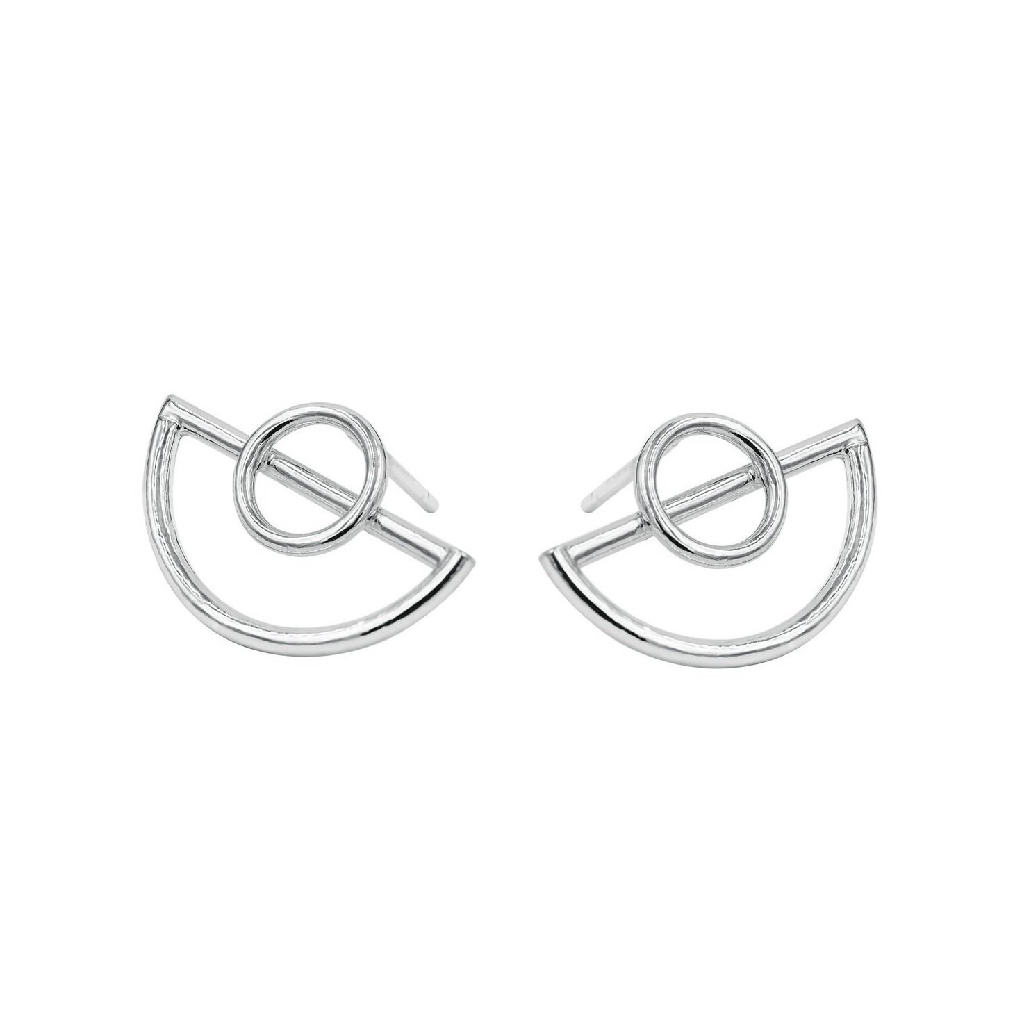 Orbit Studs-Metal Sugar Jewelry