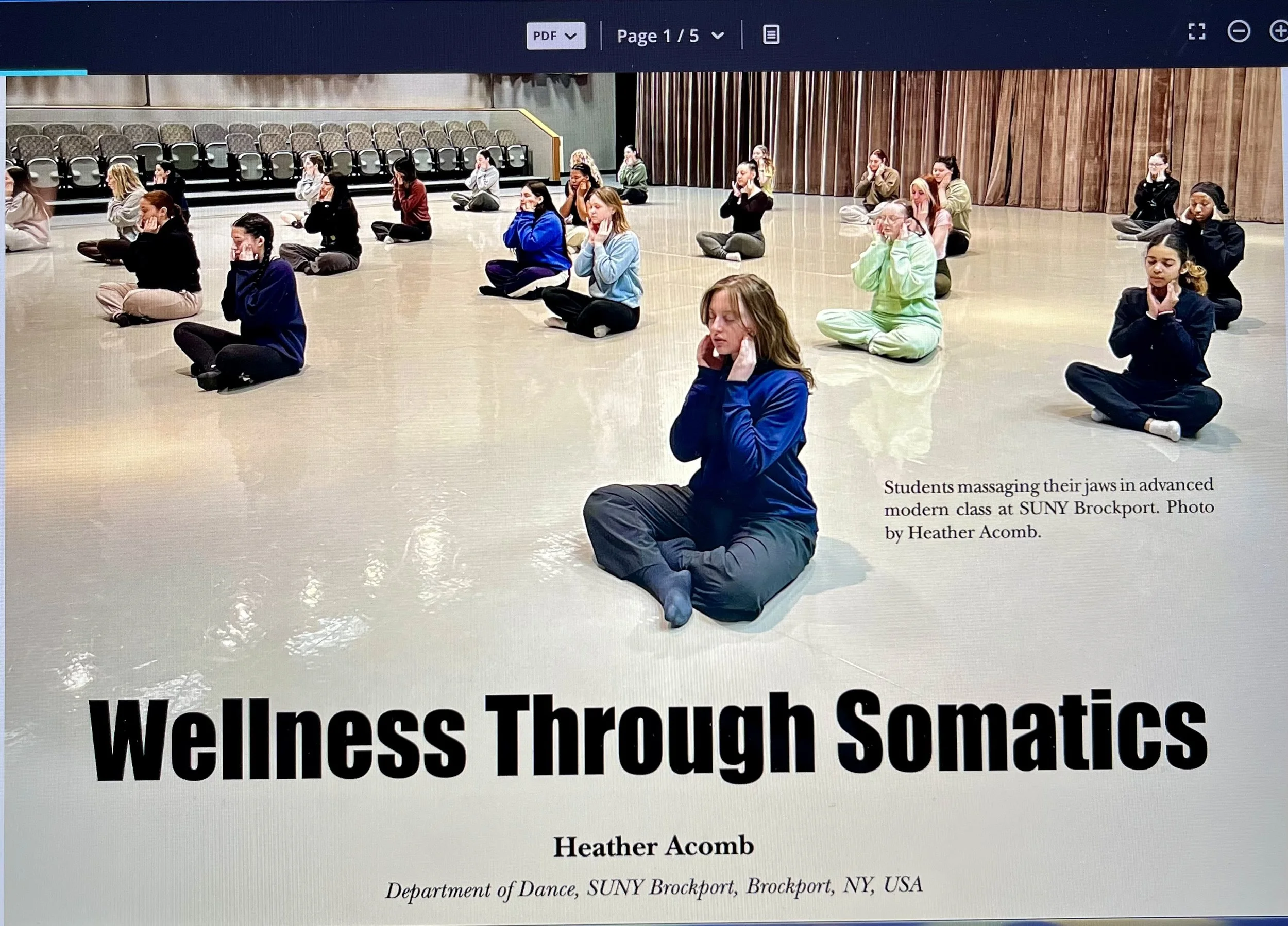 Wellness Through Somatics 