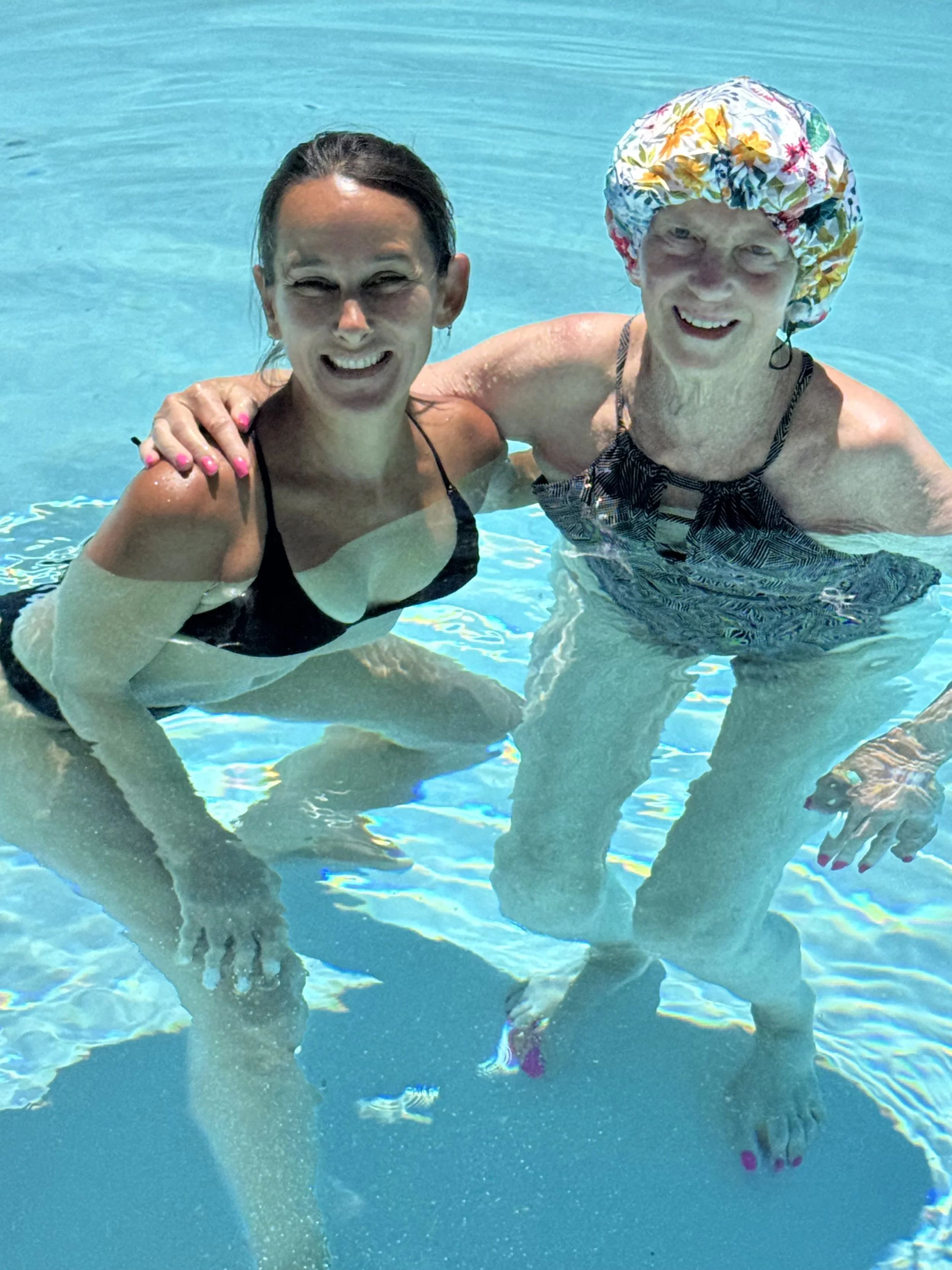 Aquatic therapy pool exercise 