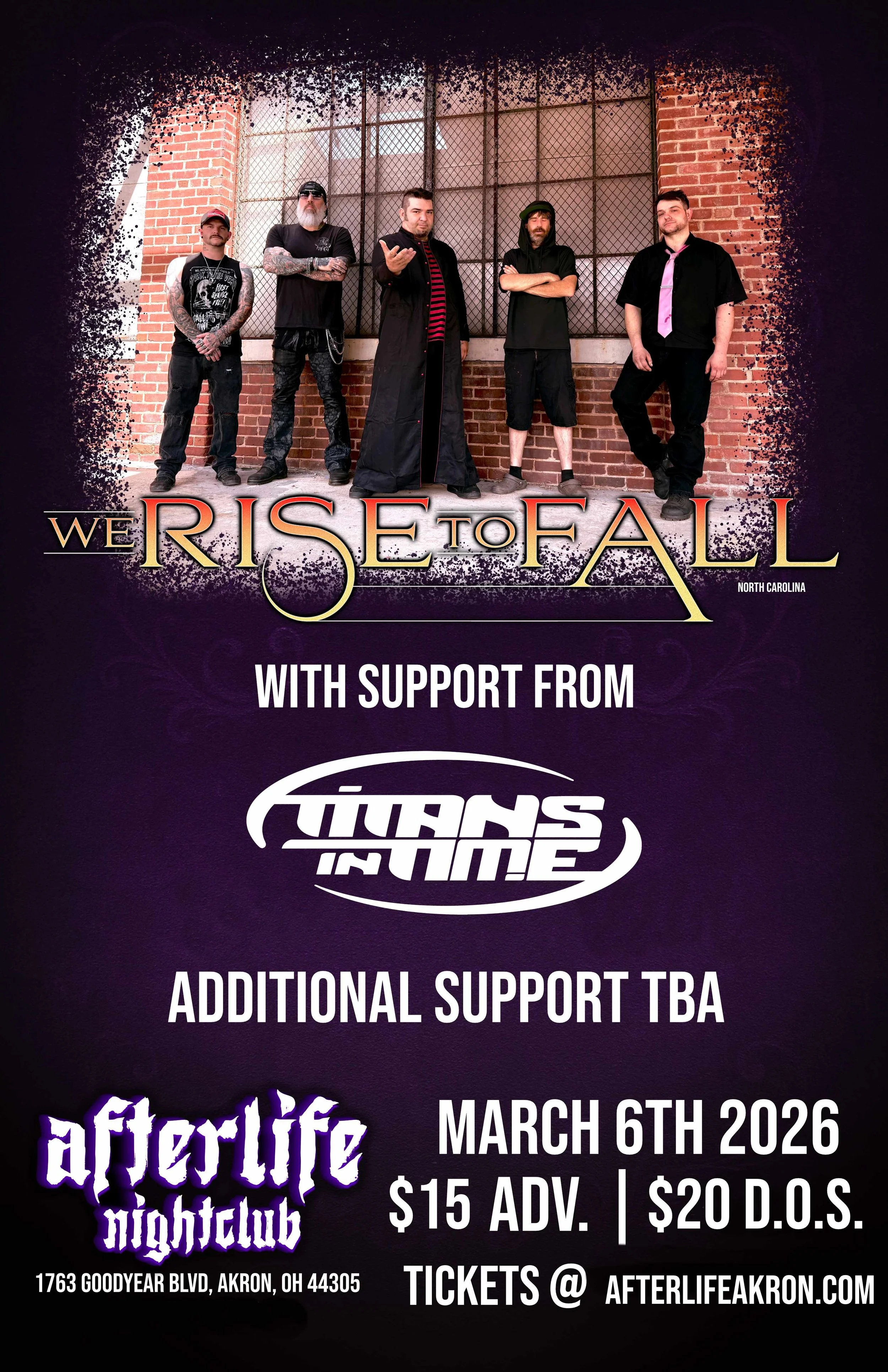 We Rise To Fall | Titans in Time (More Support TBA)