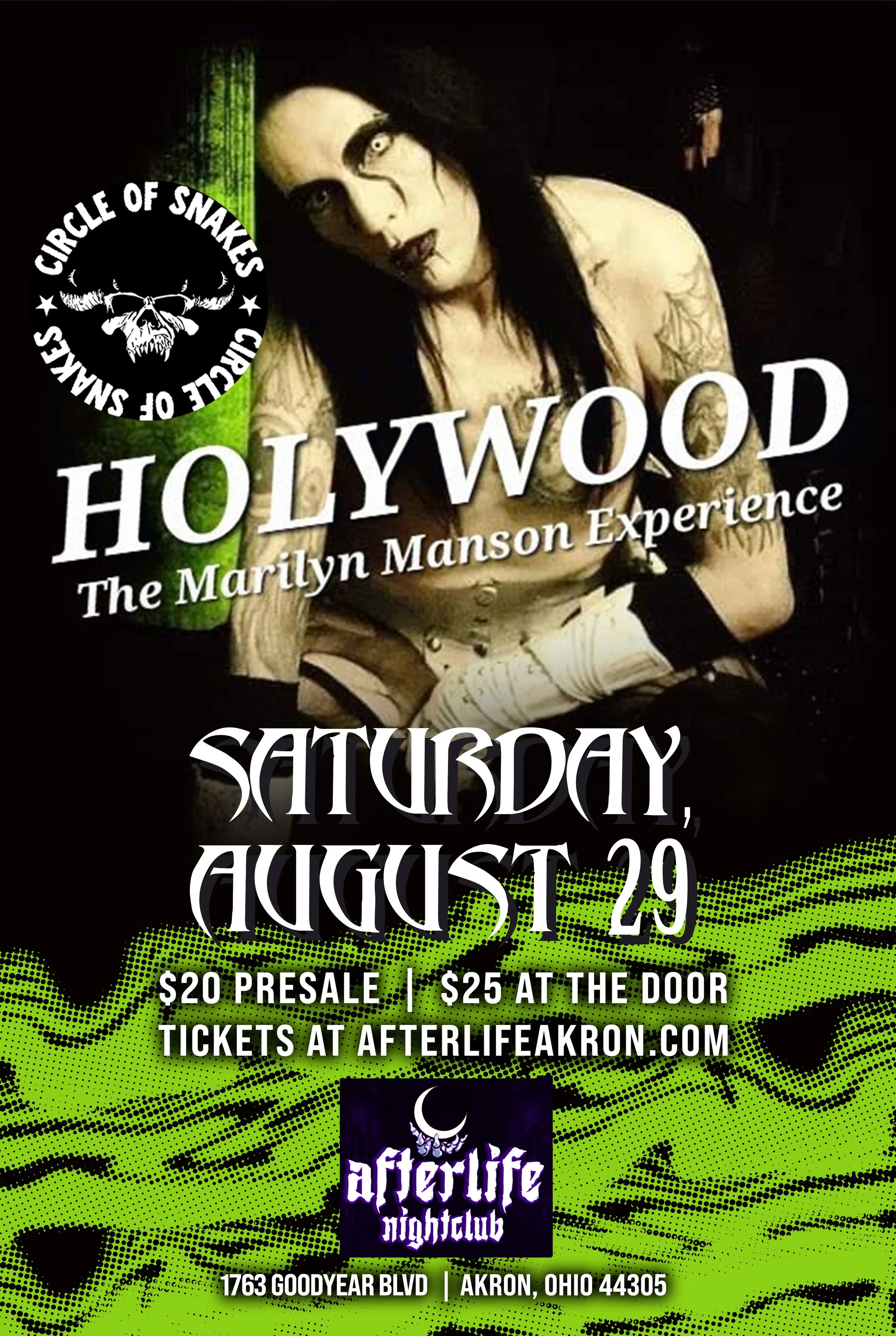 HOLYWOOD (The Marilyn Manson Experience) | Circle of Snakes (Danzig Tribute)