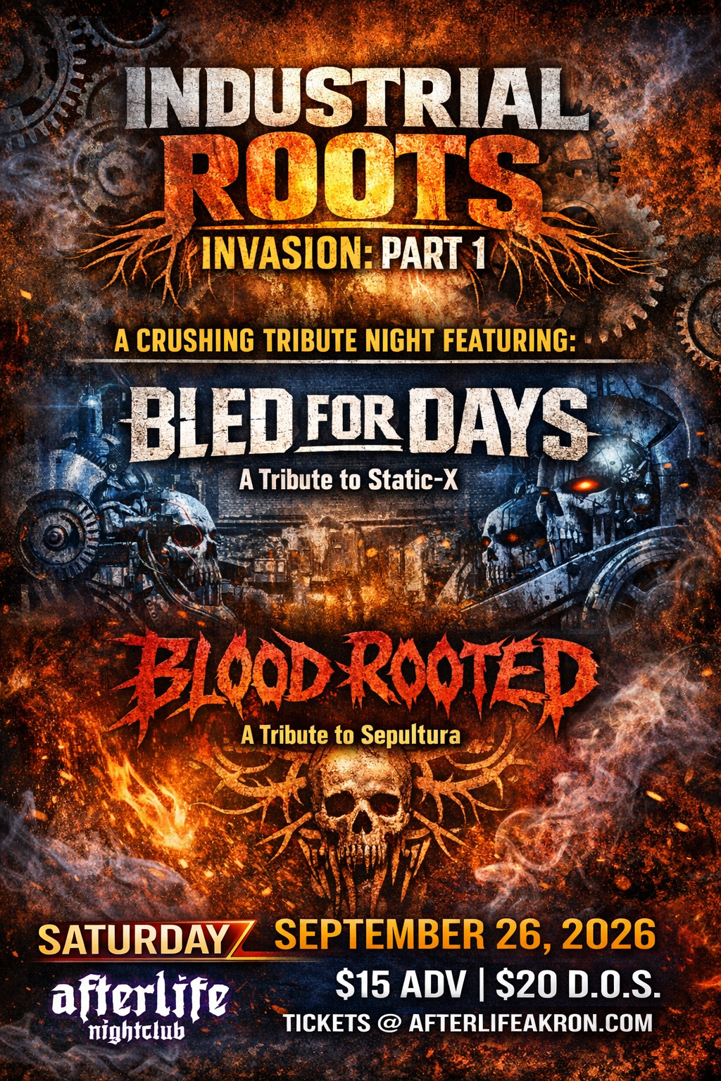 Bled For Days | Blood Rooted - A Static X / Sepultura Tribute
