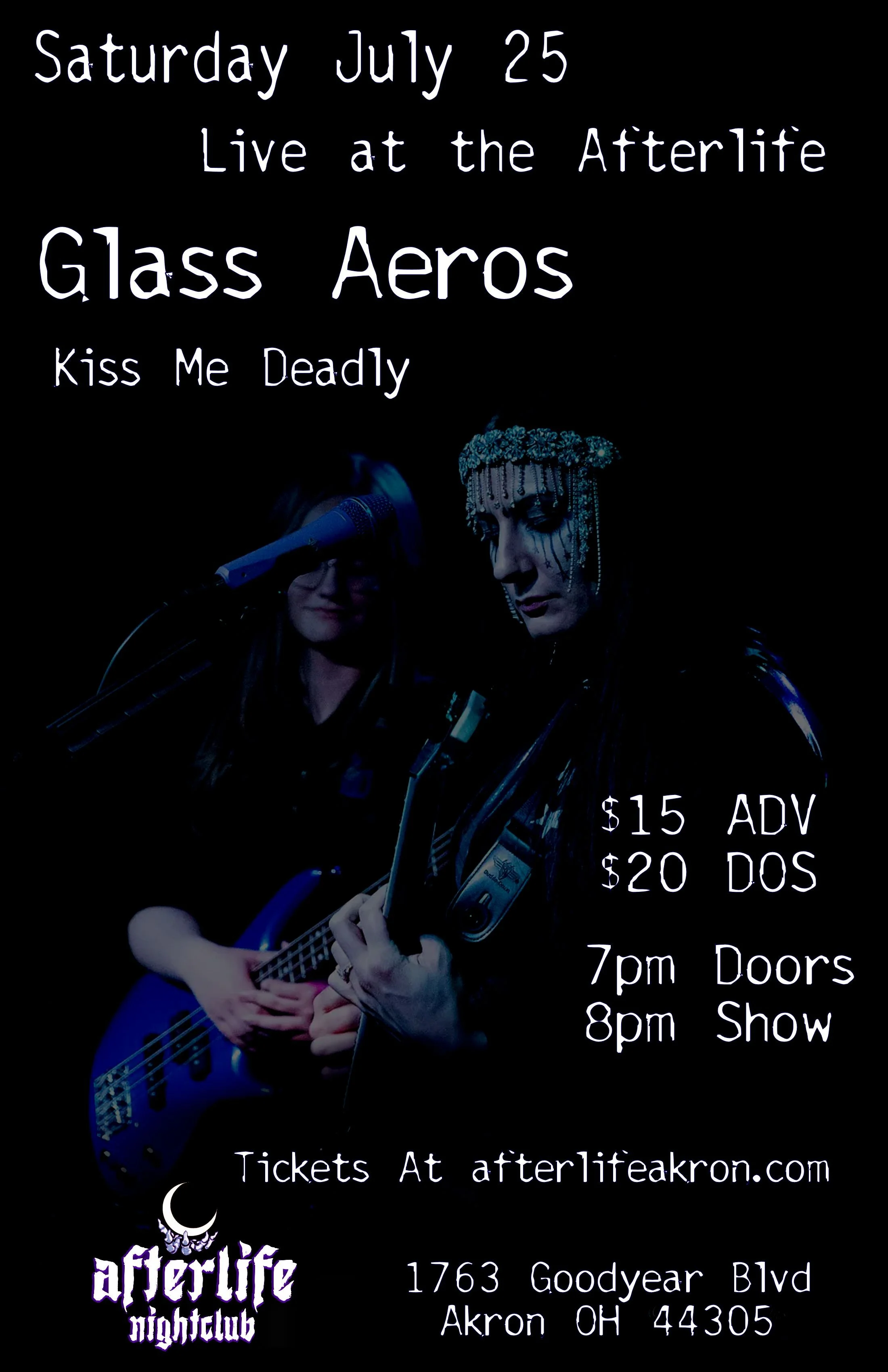 Glass Aeros With Local Support from Kiss Me Deadly and Awkward Souls