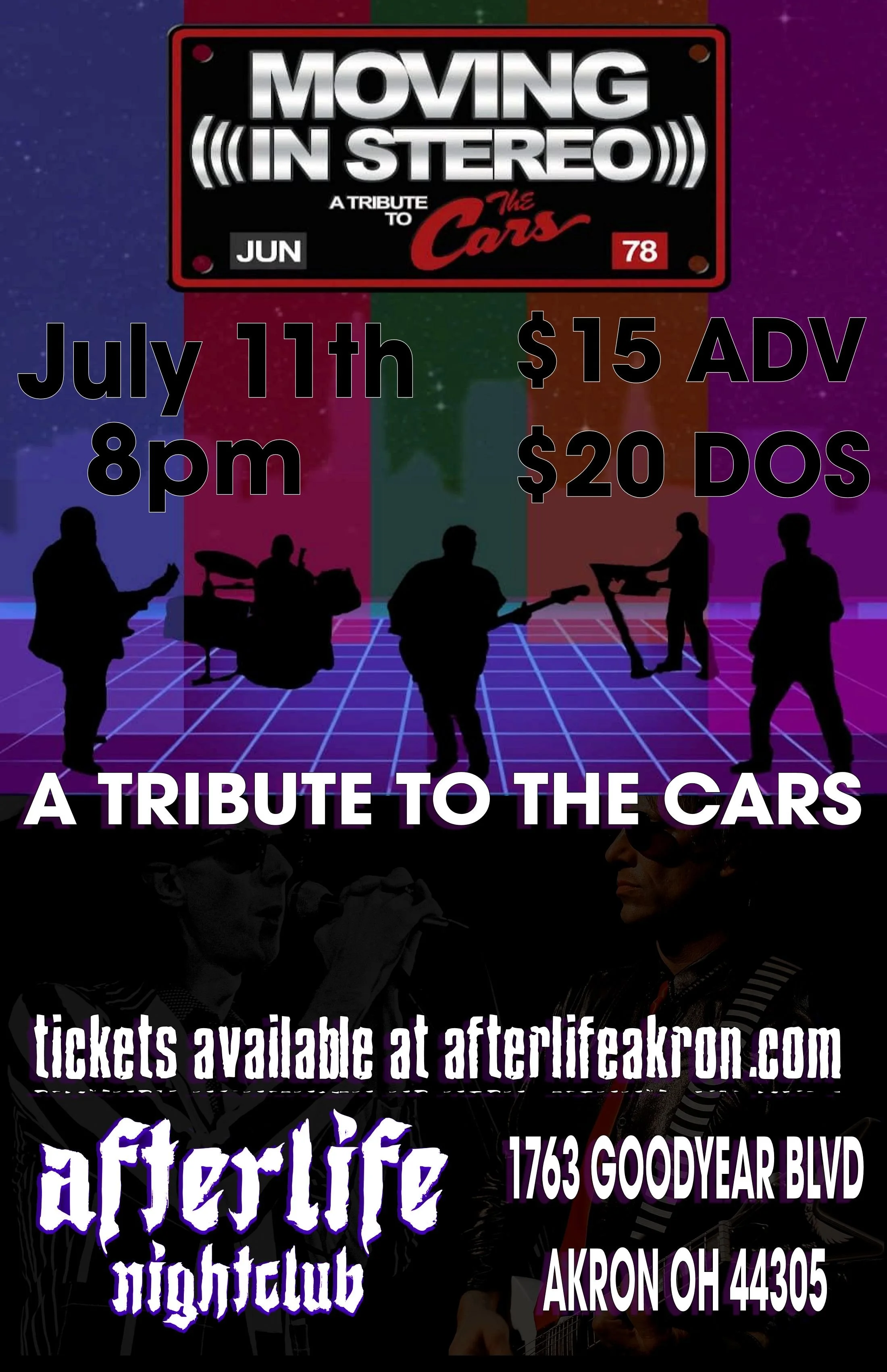 Moving In Stereo - A Tribute to The Cars!