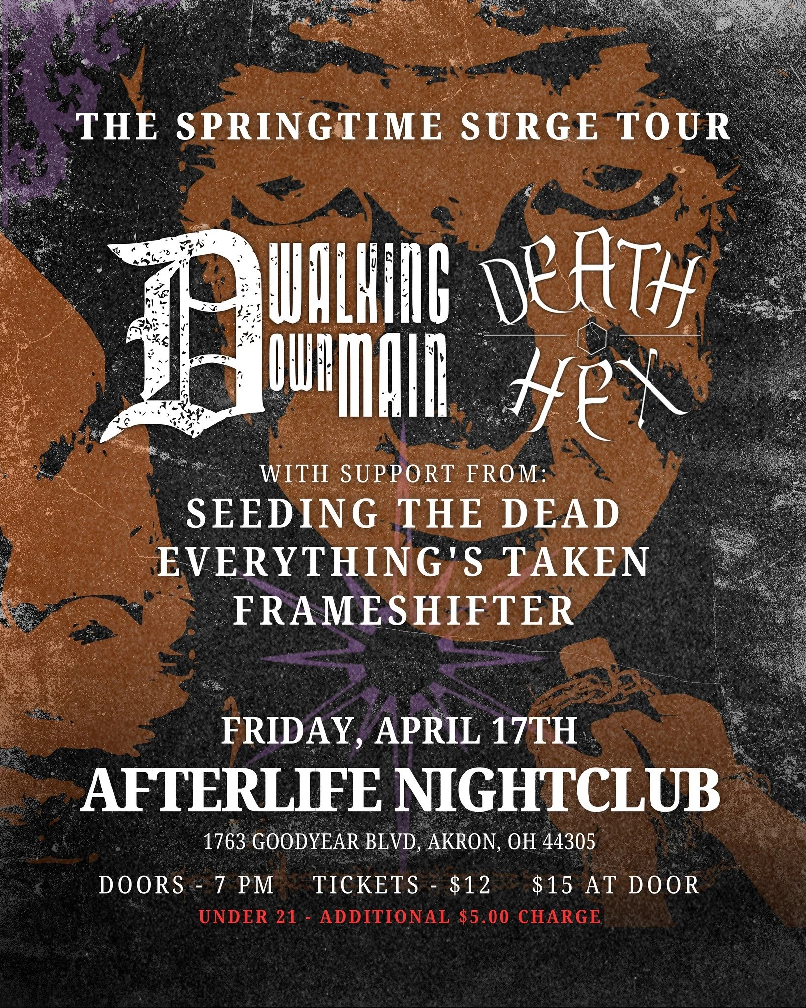 Walking Down Main | Death Hex | Seeding the Dead | Everything’s Taken | Frameshifter