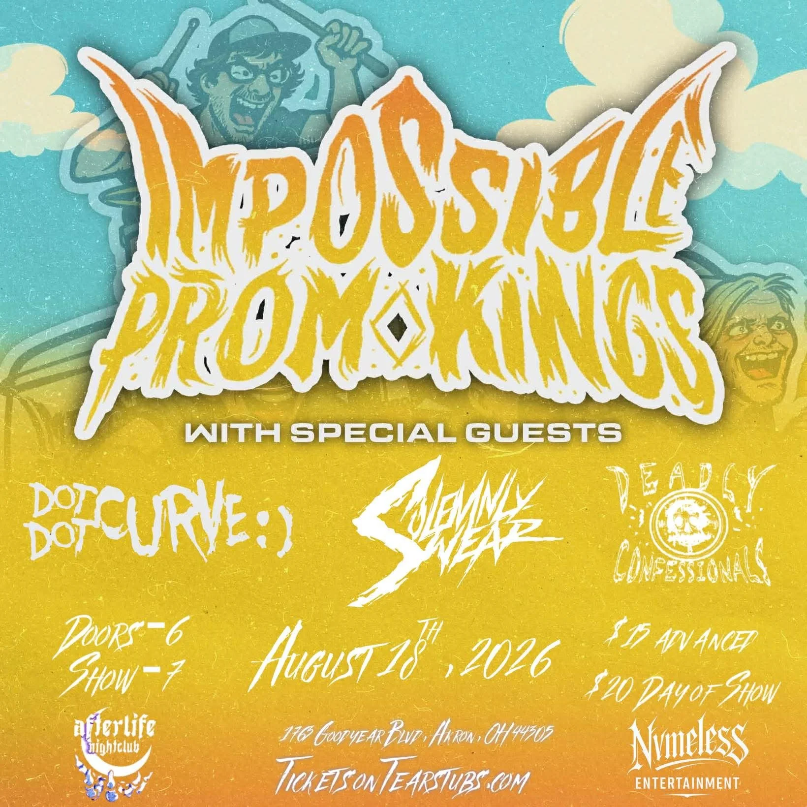 Impossible Prom Kings - Crashout of the Year Tour