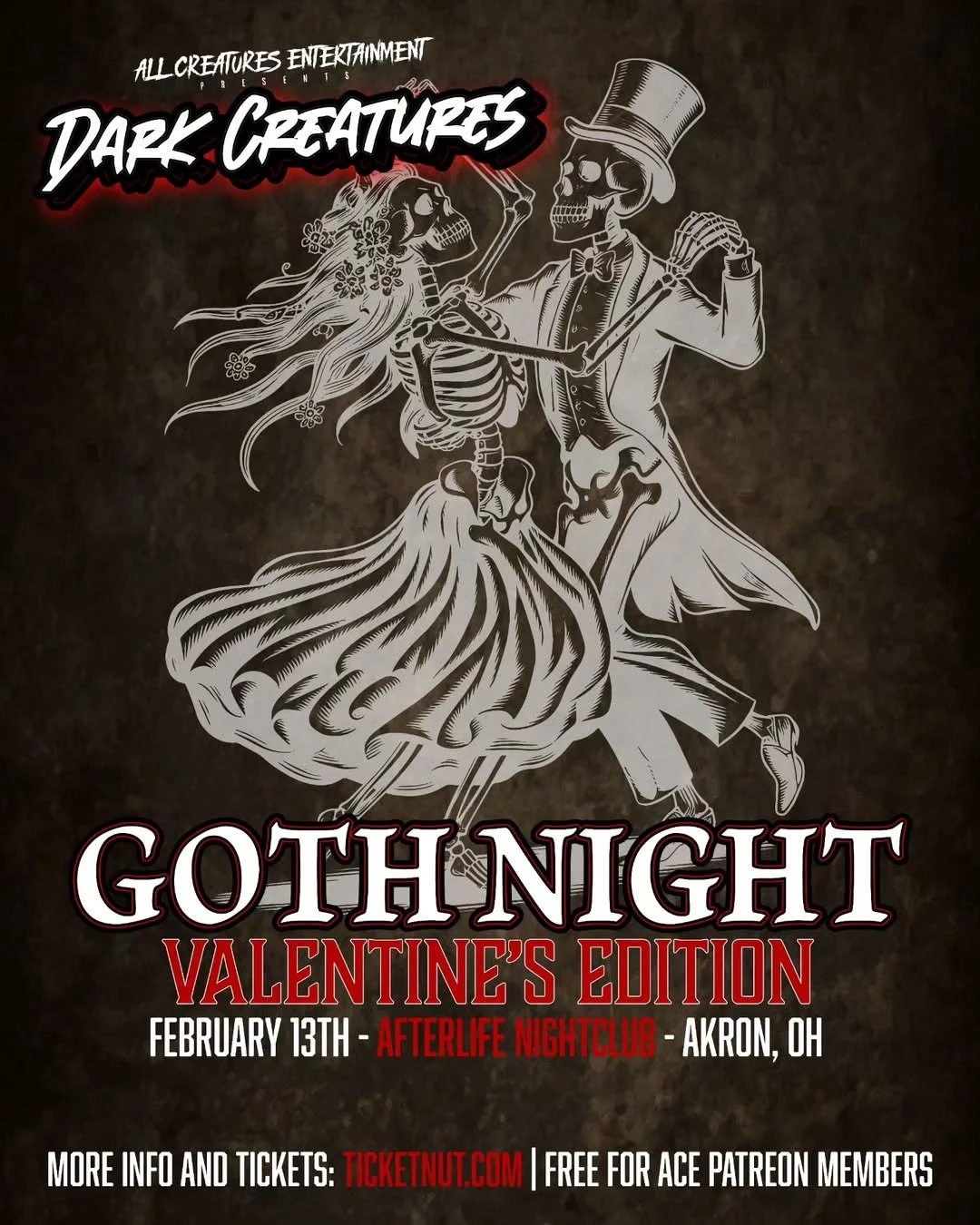 Dark Creatures: Goth Night Valentine's Edition