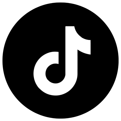 TikTok logo on a black background.