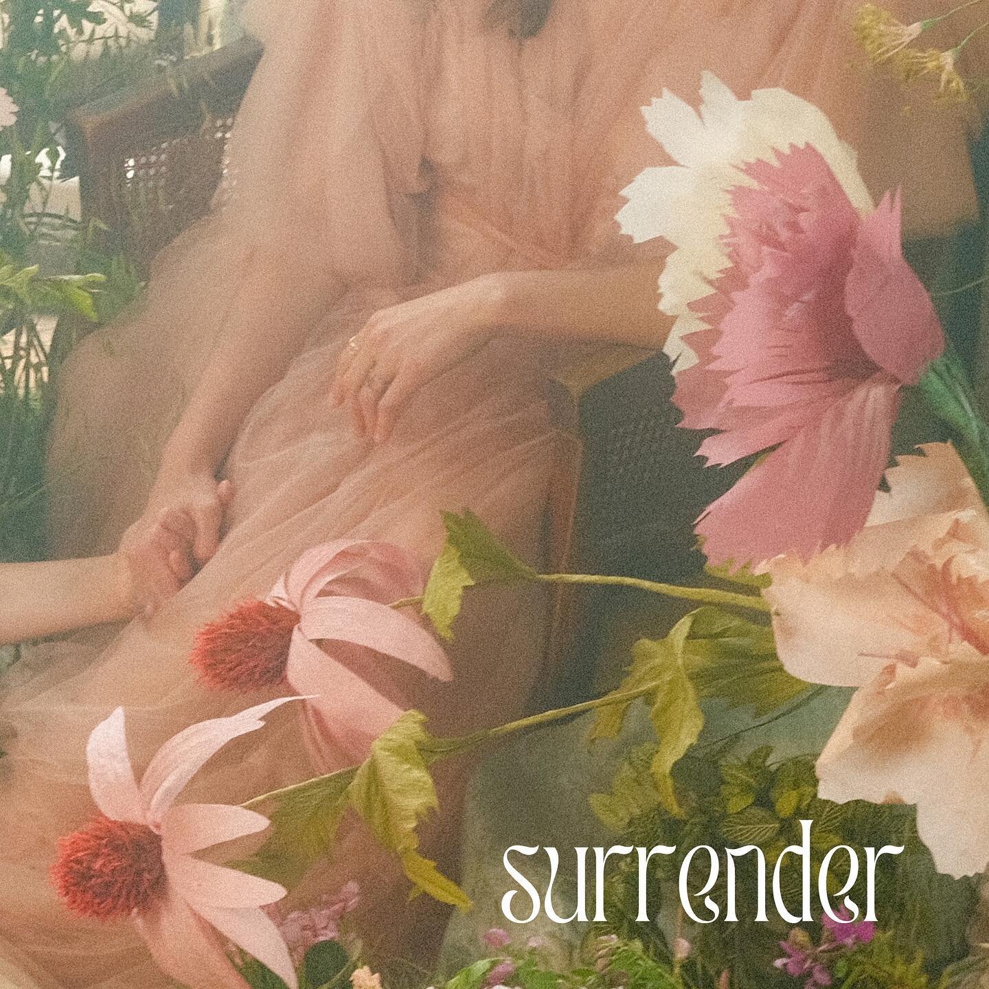 🌬️please join me in welcoming Surrender into the world

our first single off our new album Catatrope Darling, arriving Aug 4

listen endlessly everywhere✨

this project is the product of so many talented people: 
✨engineered &amp; mixed by @spacemot