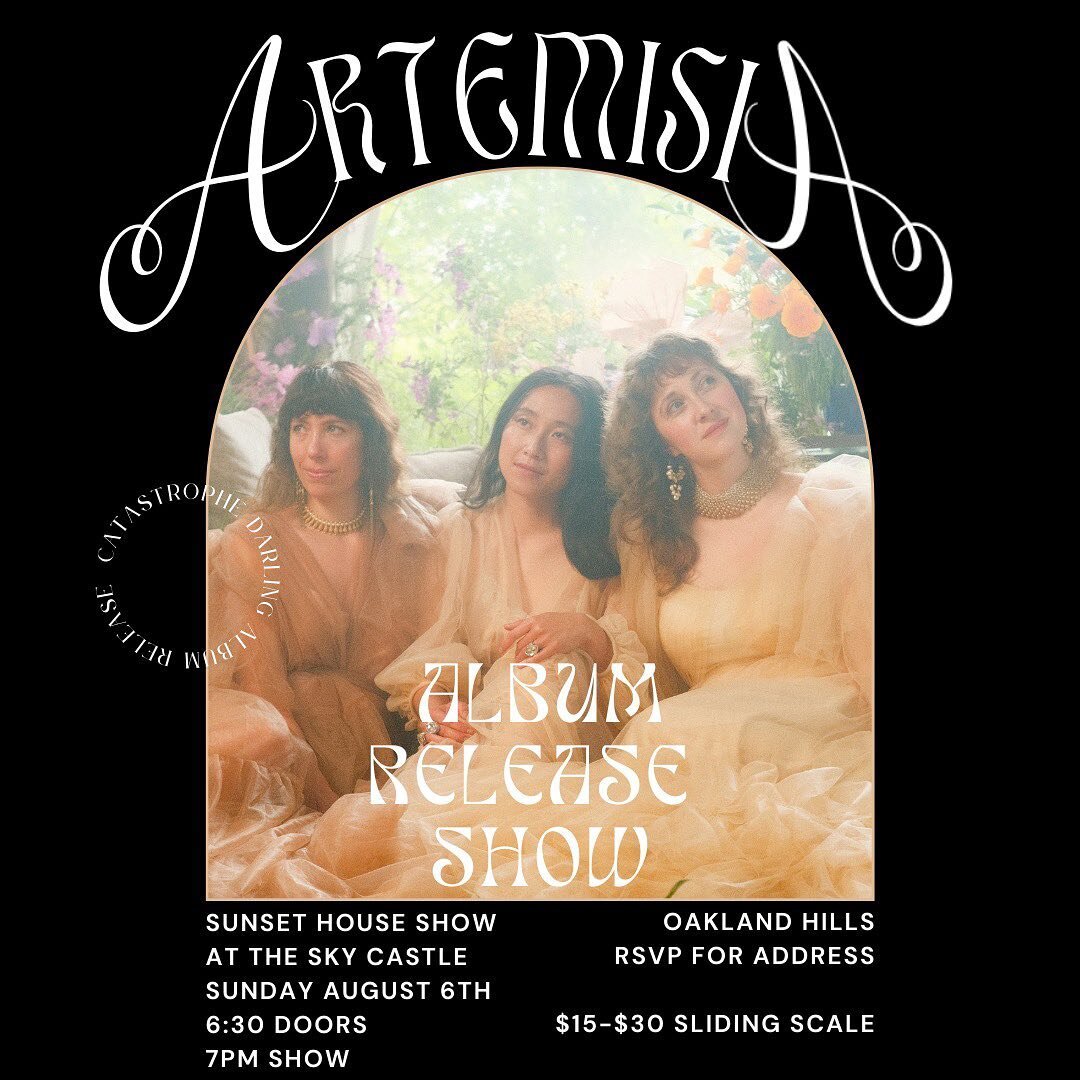 ✨attn friends &amp; lovers:✨

we invite you to a sunset house show to celebrate the release of our first full-length album: Catastrophe Darling

she&rsquo;s the product of a year&rsquo;s worth of recording, producing, mixing and mastering. she&rsquo;