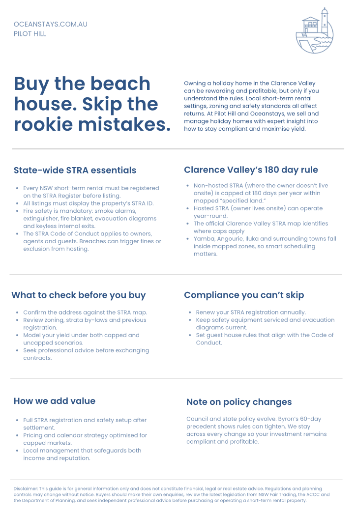 Buy the beach house. Skip the rookie mistakes.