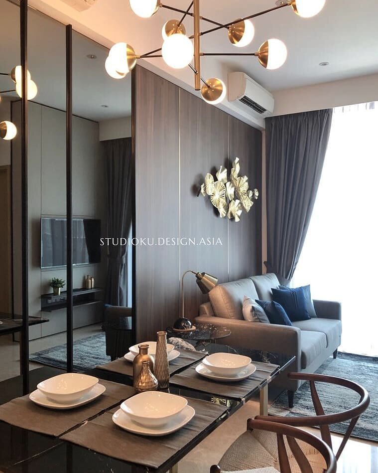when small space equals to intimate luxury . citygate residences
#interiordesign #citygate #residential #singapore #studiokudesignasia