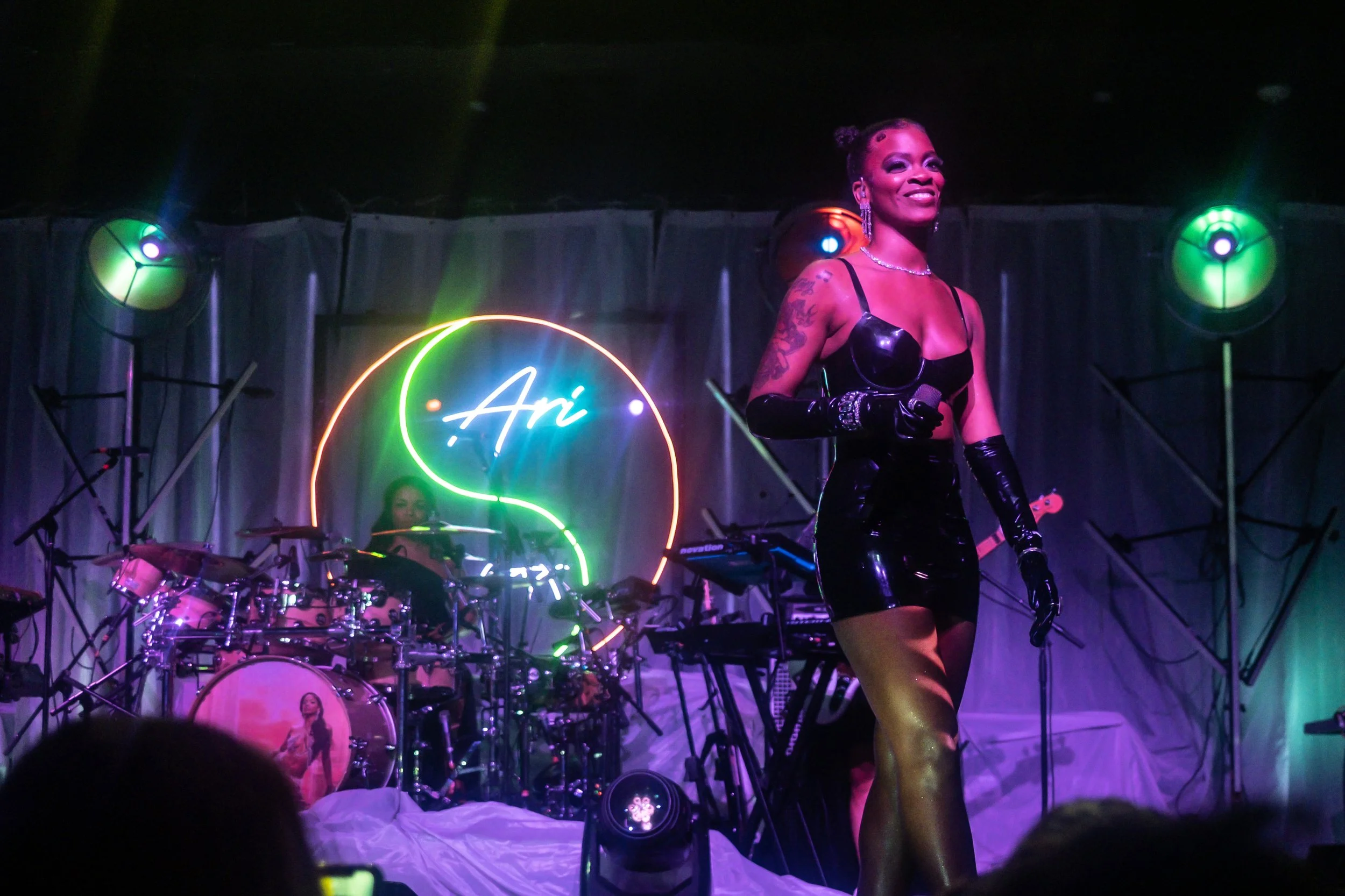 Singer Ari Lennox performs at Emo's in Austin, Texas, on February 21, 2023, as part of her "Age/Sex/location" North American tour.