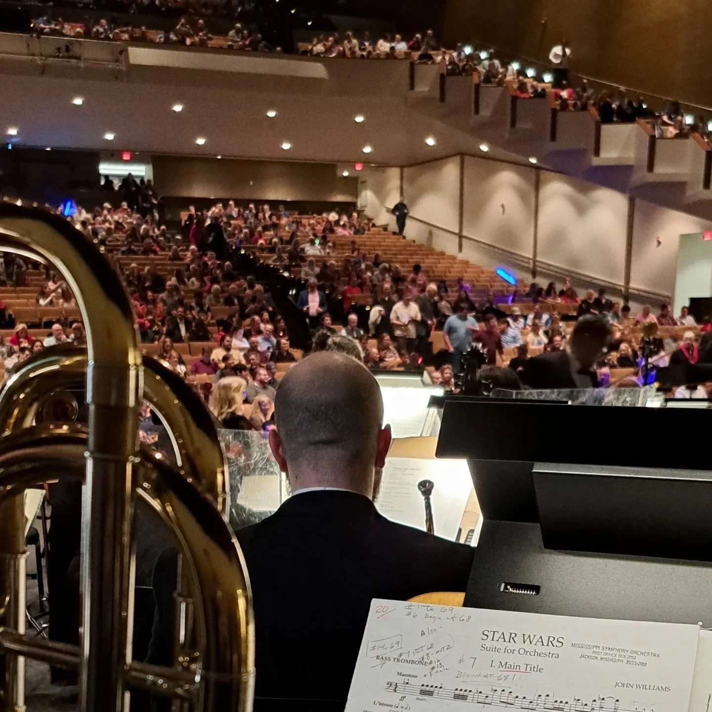 What a blast playing Star Wars with the @msorchestra  this weekend! Great way of returning to the Thalia Mar concert hall.

#basstrombone #tenortrombone #travelingmusician #AntoineCourtois #starwars