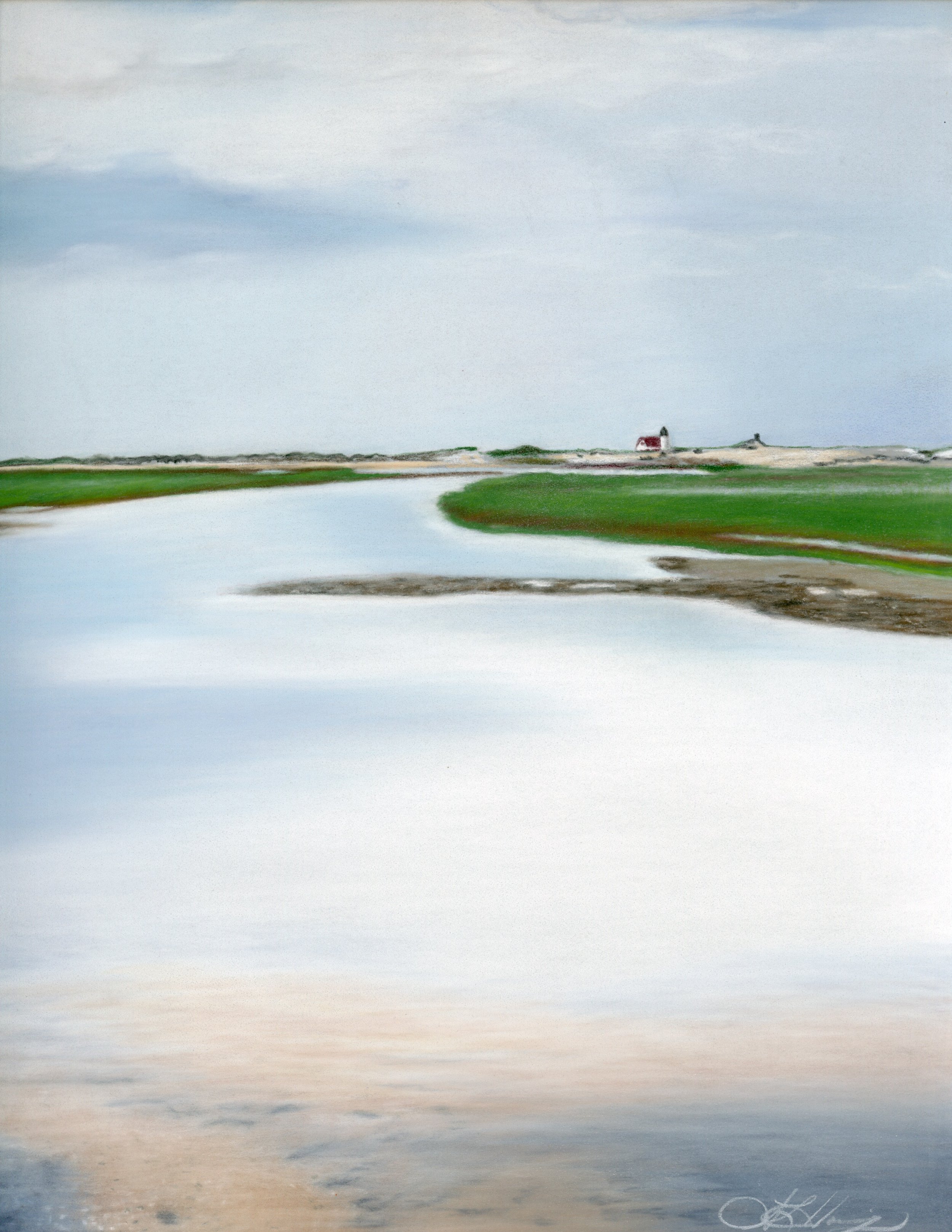 Provincetown, Pastel on Pastelmat