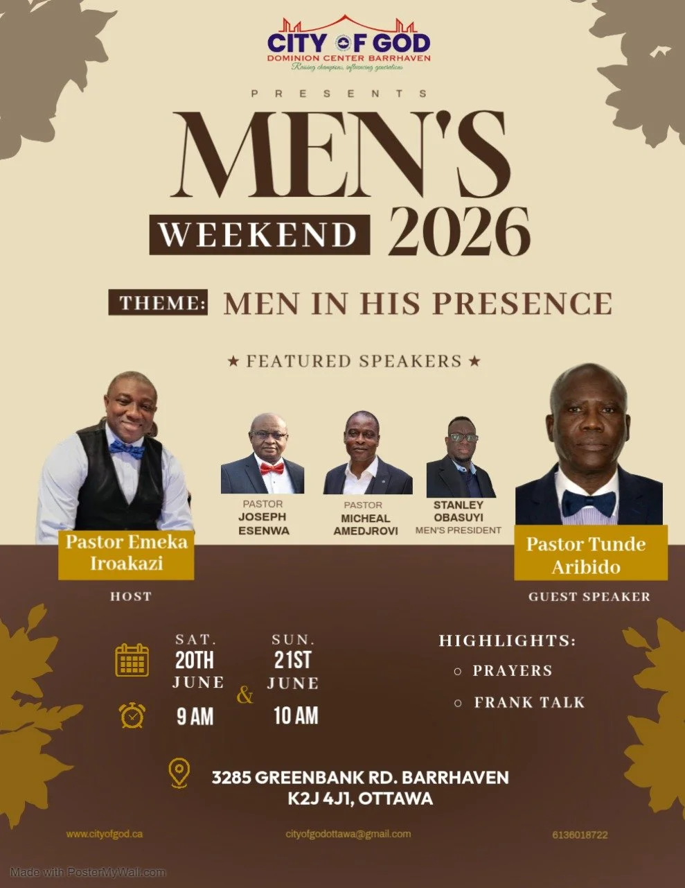 Men’s Weekend