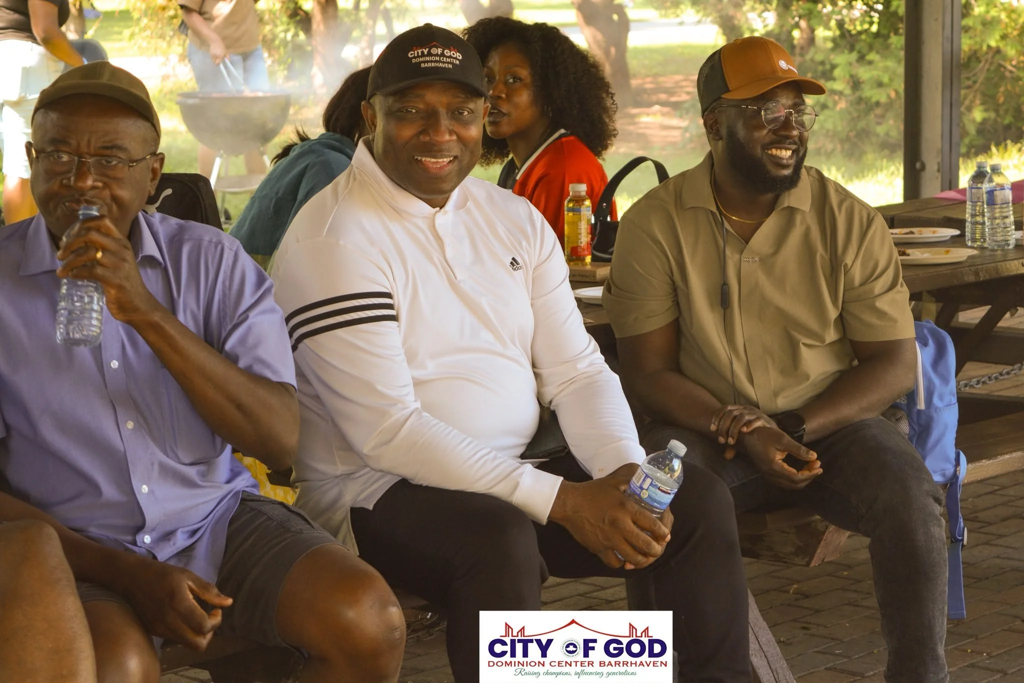 Pastor Emeka with Pastor Joseph and Brother Bisola