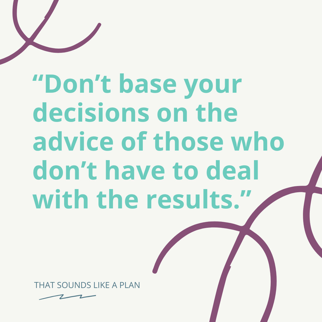 With any event, there will be no shortage of people telling you what you &quot;should&quot; do.  Ultimately, the only feedback that really matters is from your event target audience. ​​​​​​​​
​​​​​​​​
If a large number of your target audience is tell