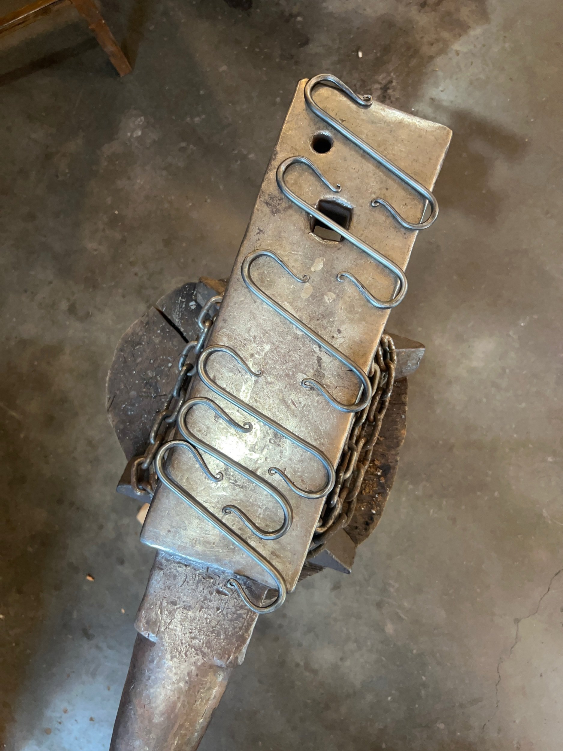 S hook, forged, hand forged, hook, iron, blacksmith, local, Valley, Annapolis Valley
