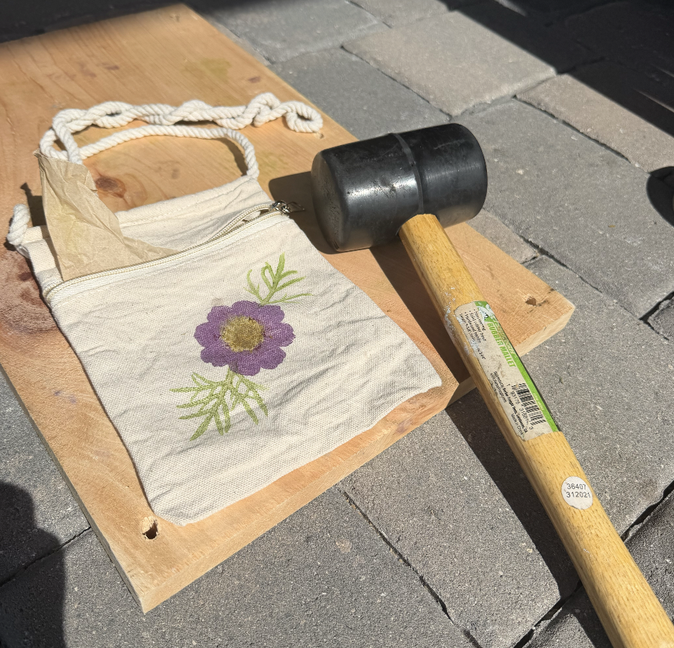 Eco-Printing Cotton Bag 