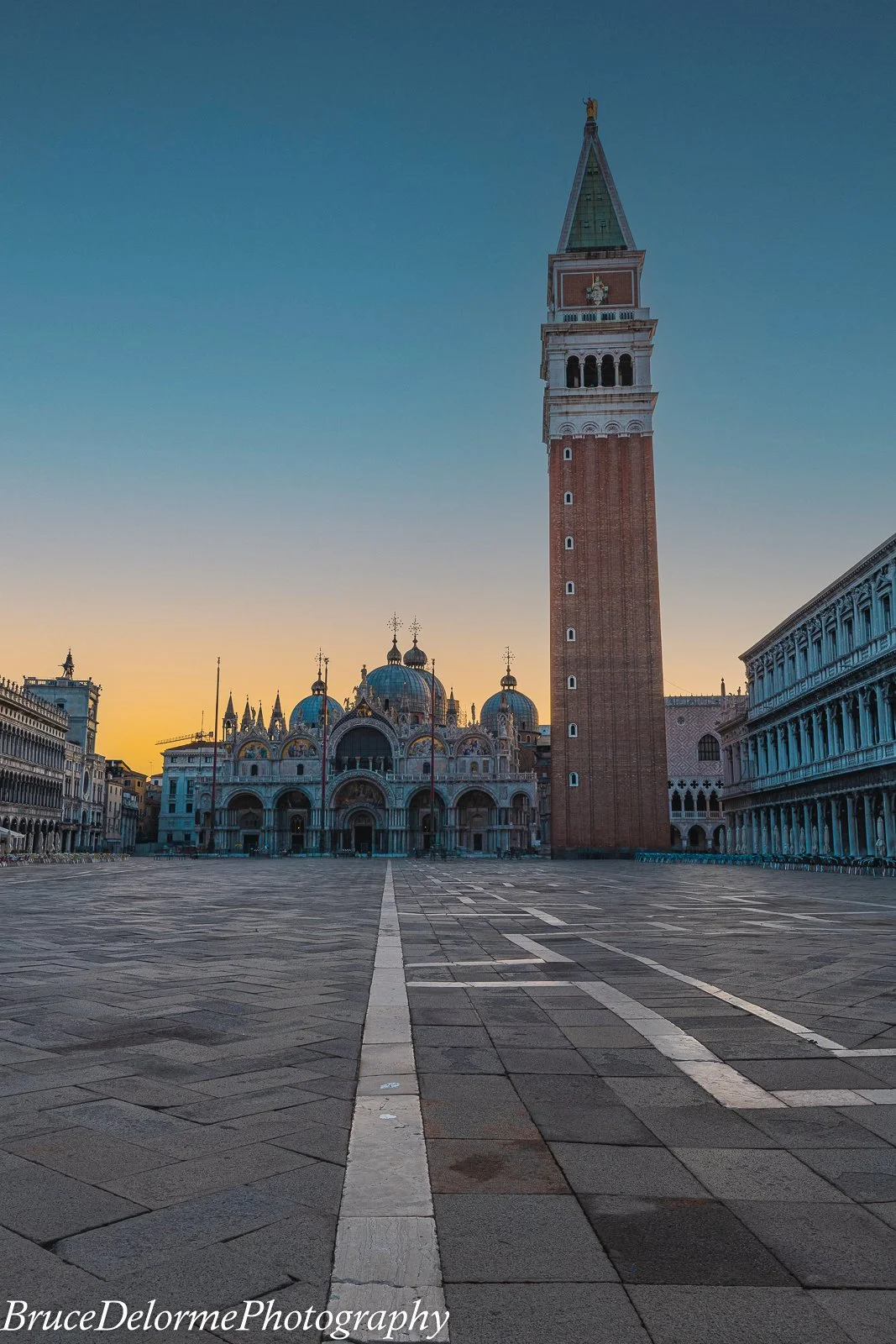 Piazza San Marco (St. Mark's Square) on an early Venice Morning