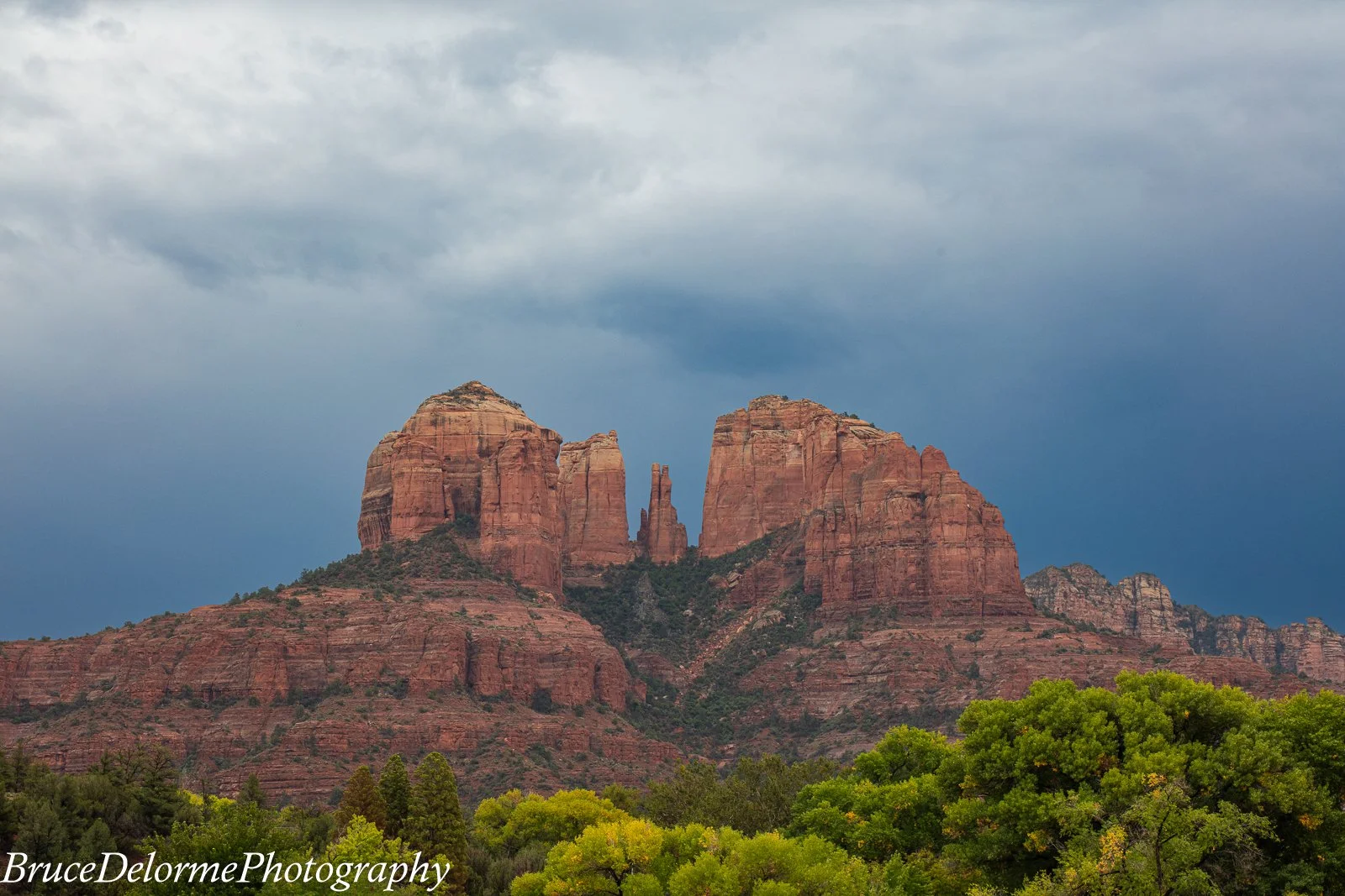 Sedona - Court House Butte, "Approaching Storm".  