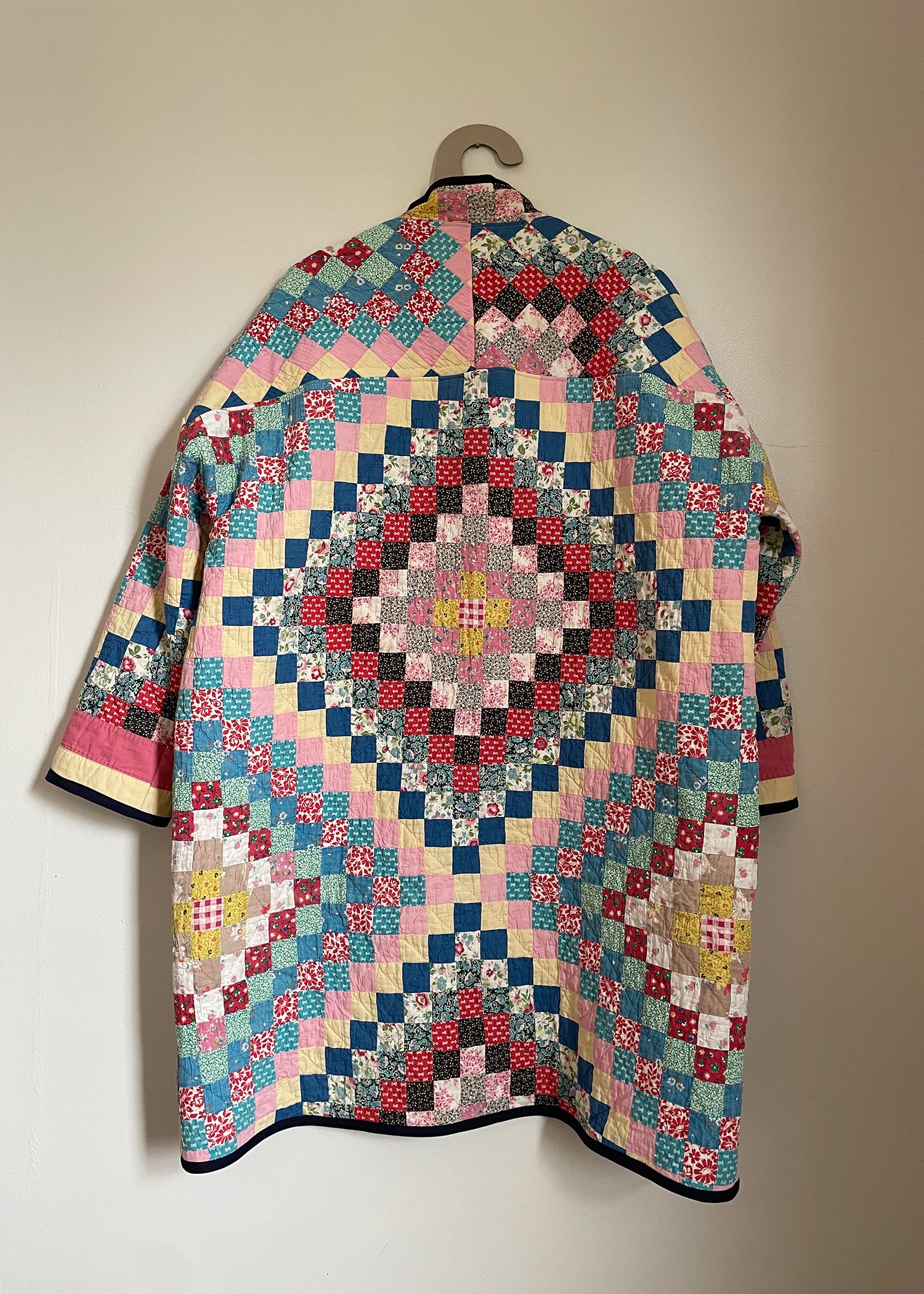 Diamond Patchwork Quilt Coat — Petunia Knits