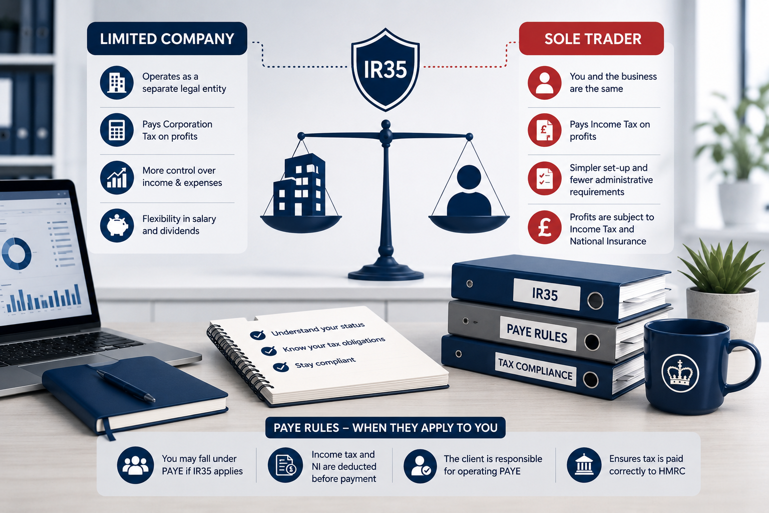Limited company contractors vs sole traders: What UK businesses need to know
