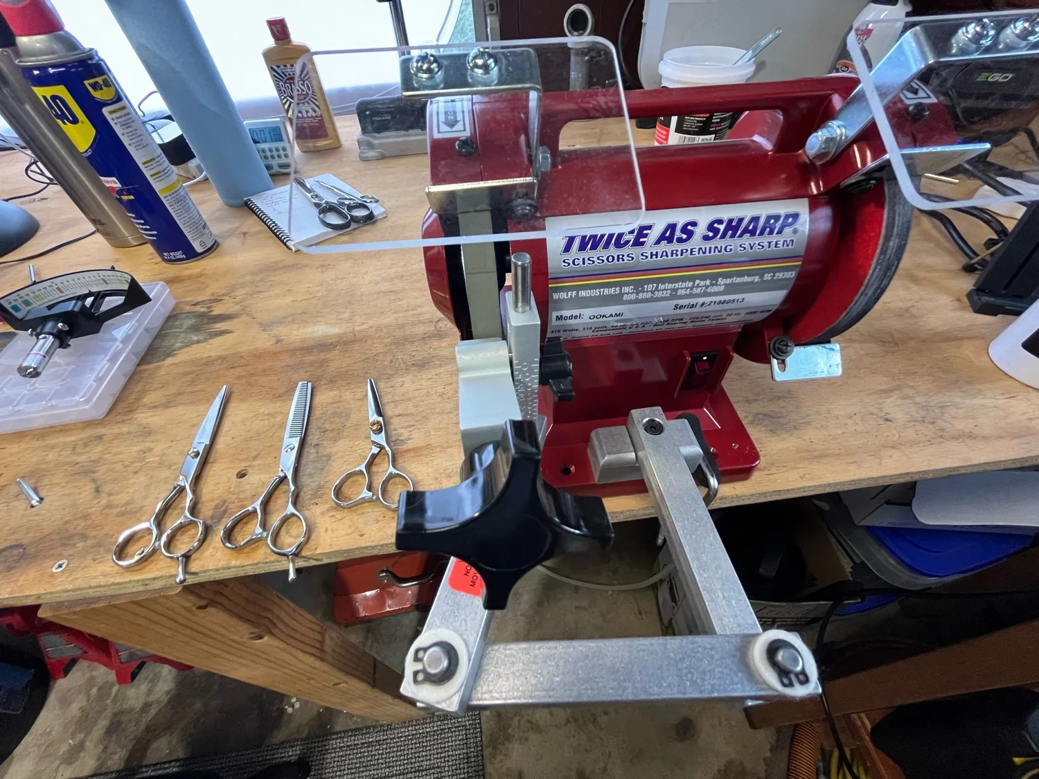 Paul Seymour the owner operator of ALXsharpen (Alexandria Knife